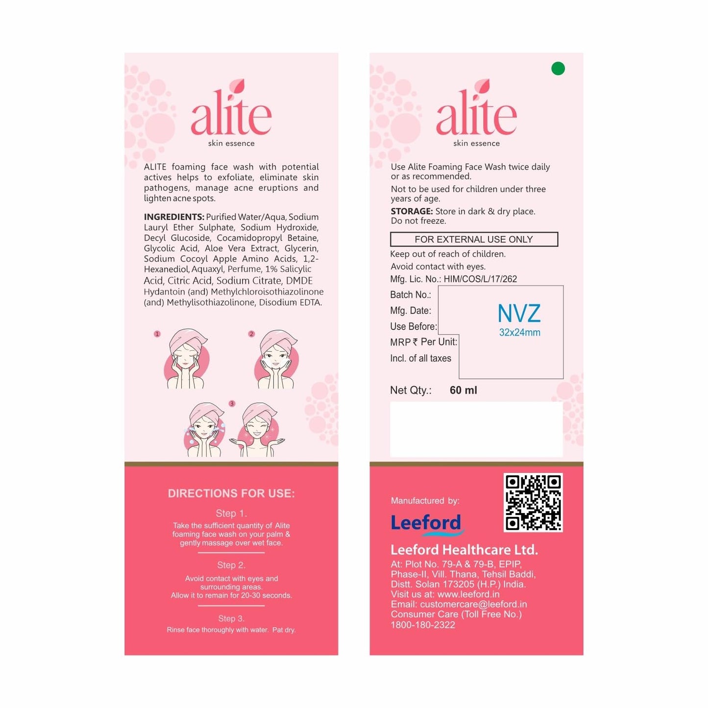 ALITE Foaming Face Wash 60 ml