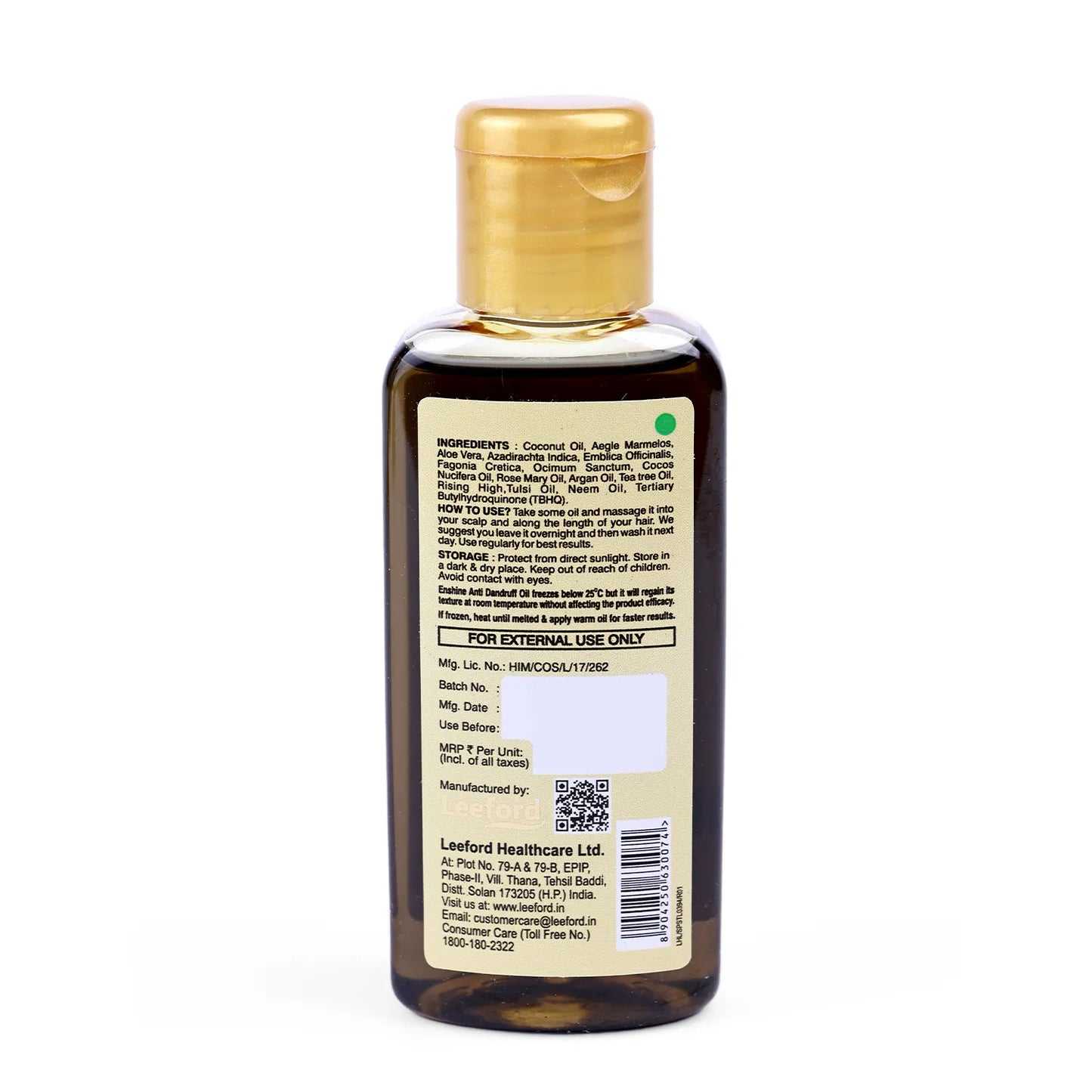 ENSHINE ANTI DANDRUFF OIL