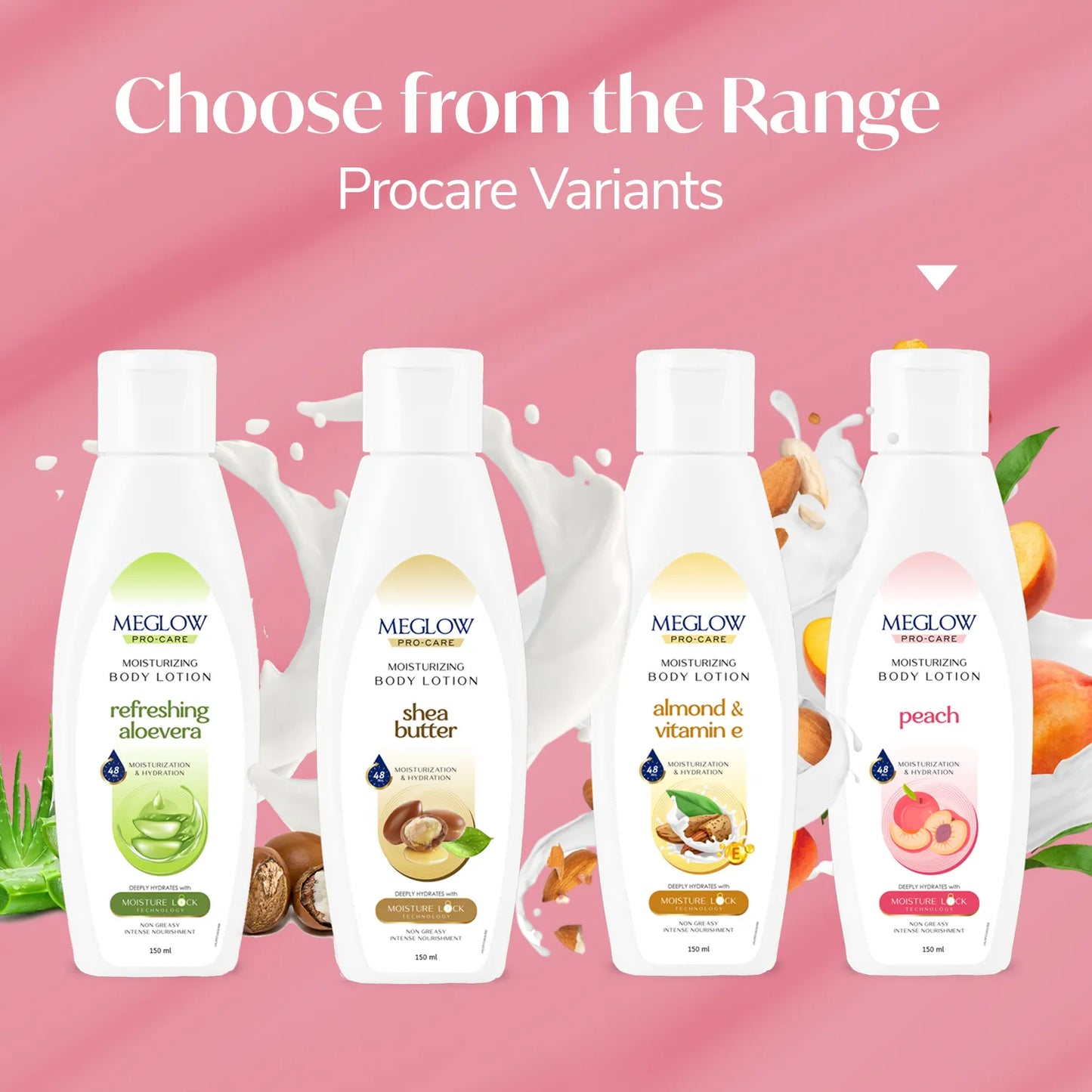 Meglow Body Lotion (Peach)