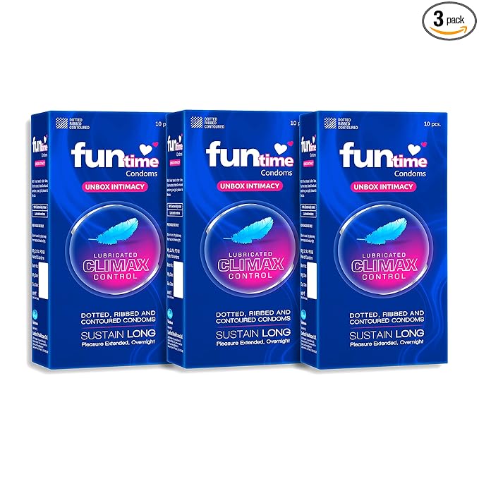FLAVOURED DOTTED, RIBBED & CONTOURED CONDOMS (SUSTAIN LONG)
