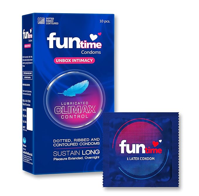 FLAVOURED DOTTED, RIBBED & CONTOURED CONDOMS (SUSTAIN LONG)