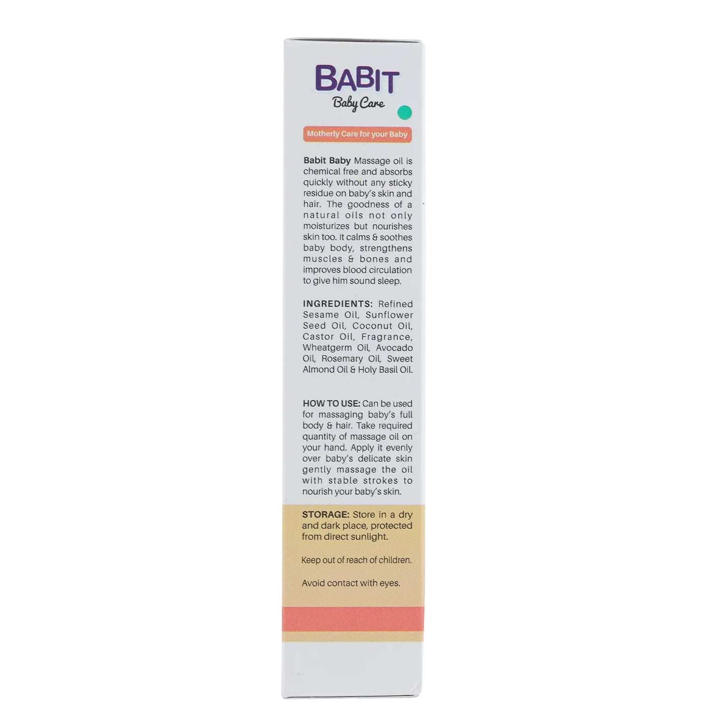 BABIT HAIR AND BODY MASSAGE OIL 100ML