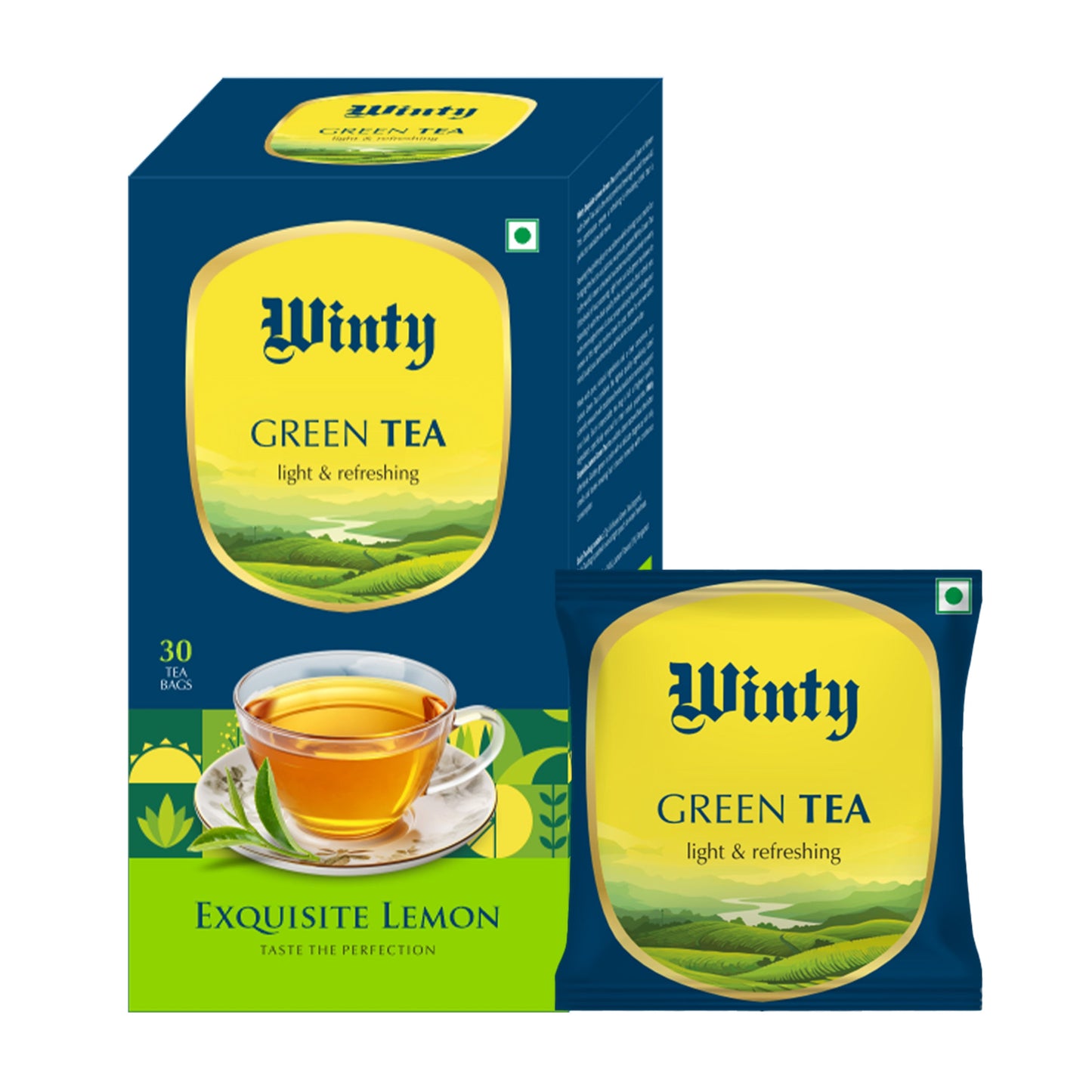 WINTY EXQUISITE LEMON GREEN TEA 30 Bags
