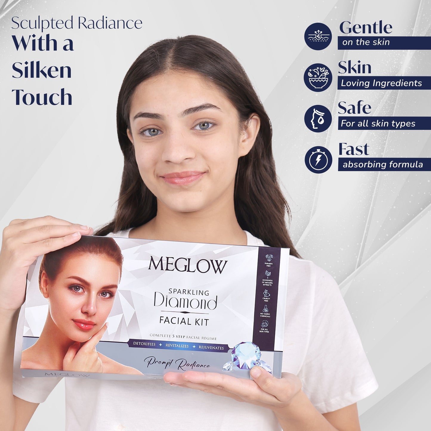 MEGLOW Diamond Facial Kit 105 g
