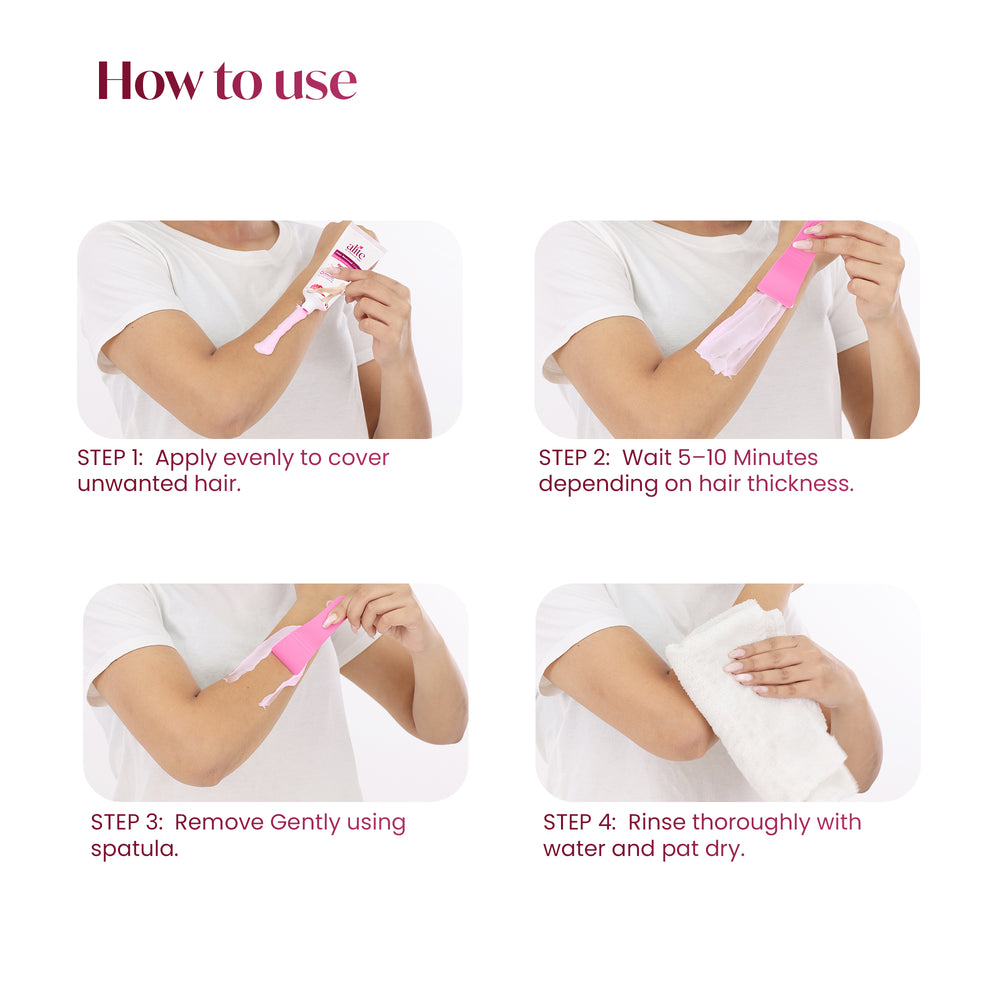 ALITE HAIR REMOVAL CREAM FOR WOMAN ( ROSE ) 30GM