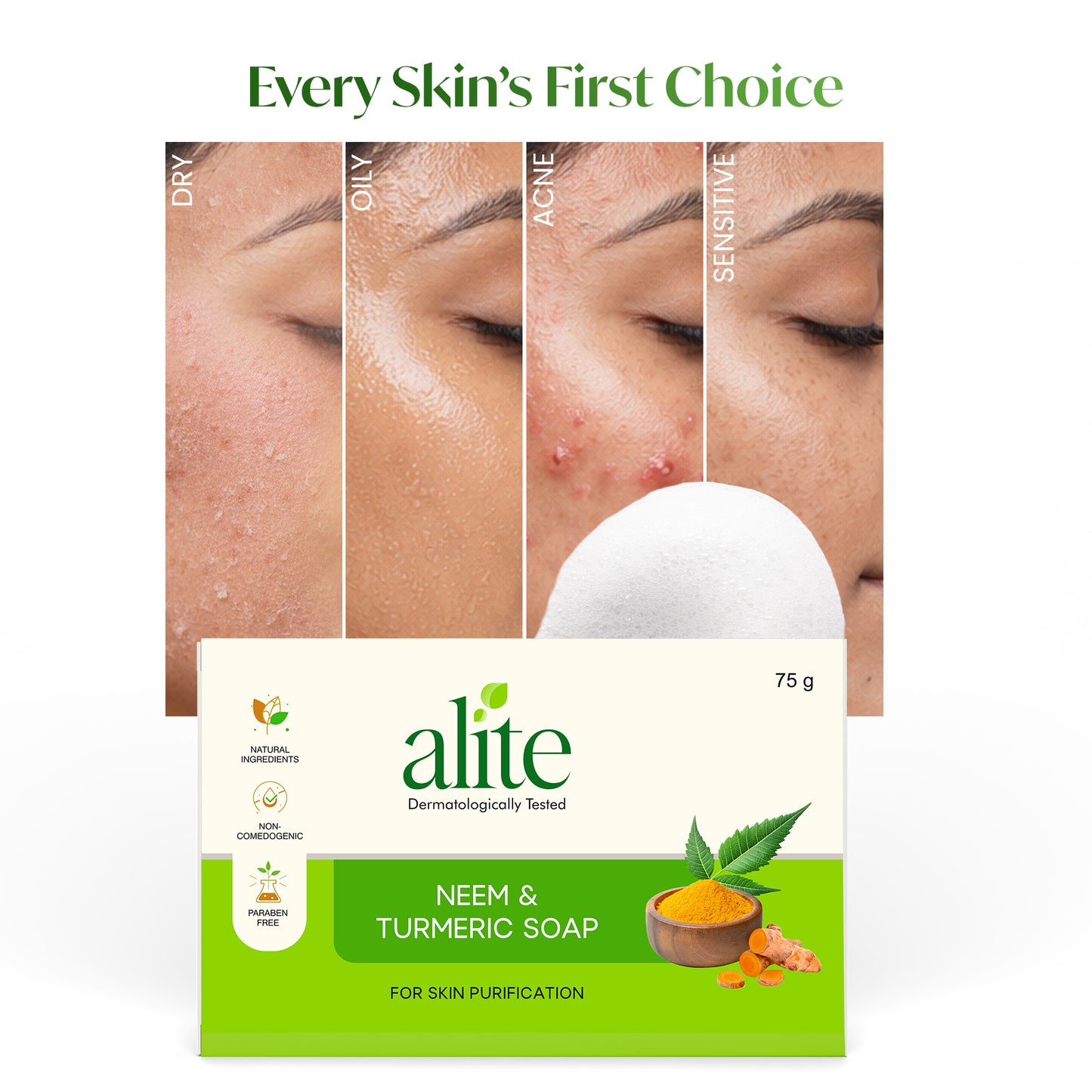 ALITE NEEM & TURMERIC SOAP