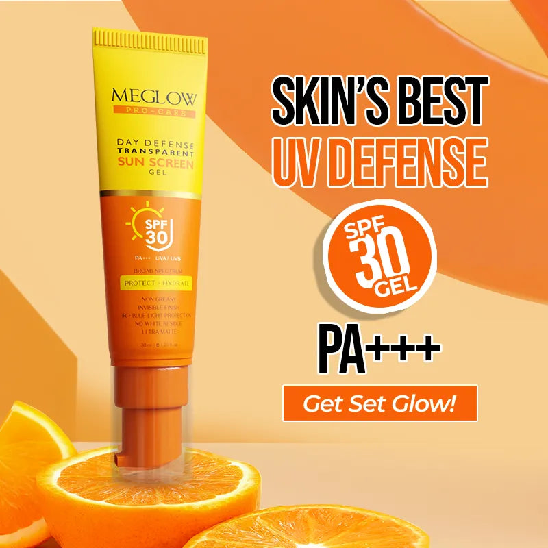 MEGLOW SUNSCREEN GEL  SPF-30