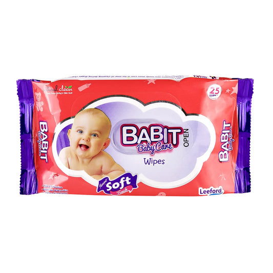 BABIT BABY WET WIPES 1 X 25 PCS