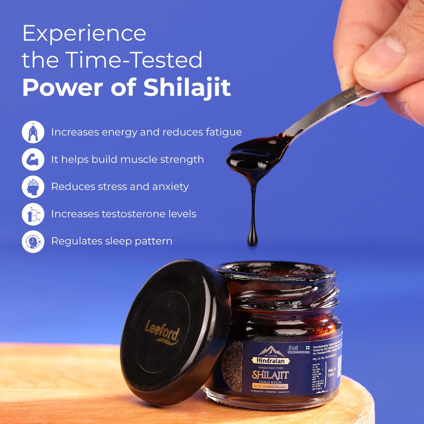 HINDRATAN Shilajit with Gold Resin 20 g
