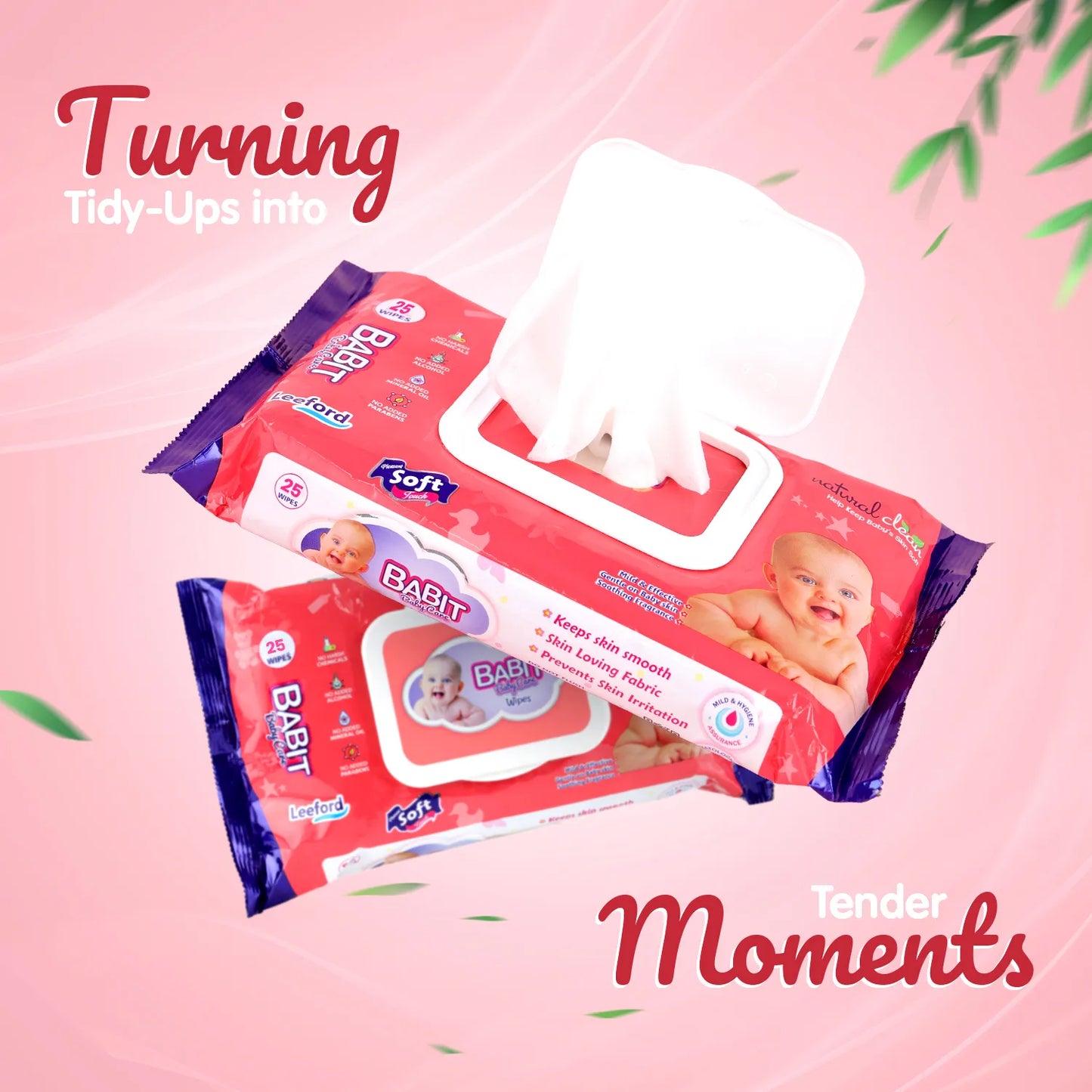 BABIT BABY WET WIPES 1 X 25 PCS