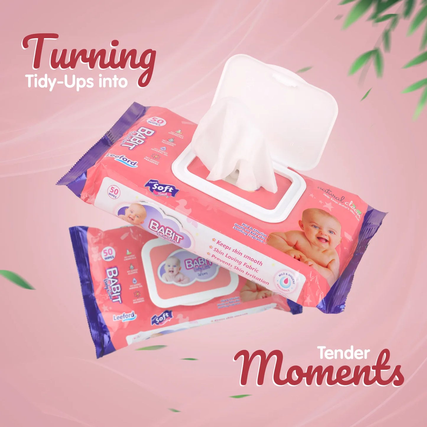 BABIT BABY WET WIPES 1 X 50 PCS