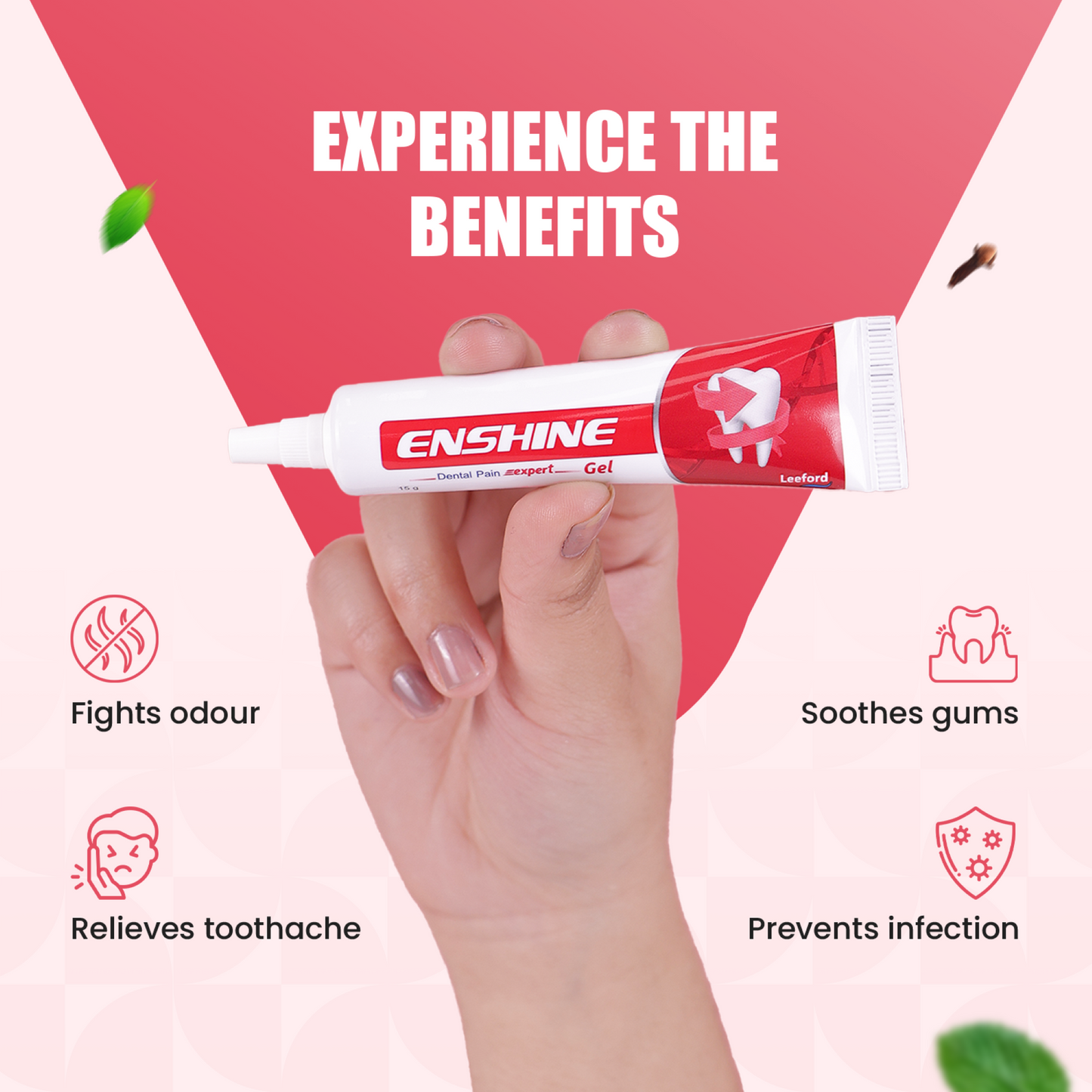 ENSHINE DENTAL PAIN EXPERT GEL 15 GM.