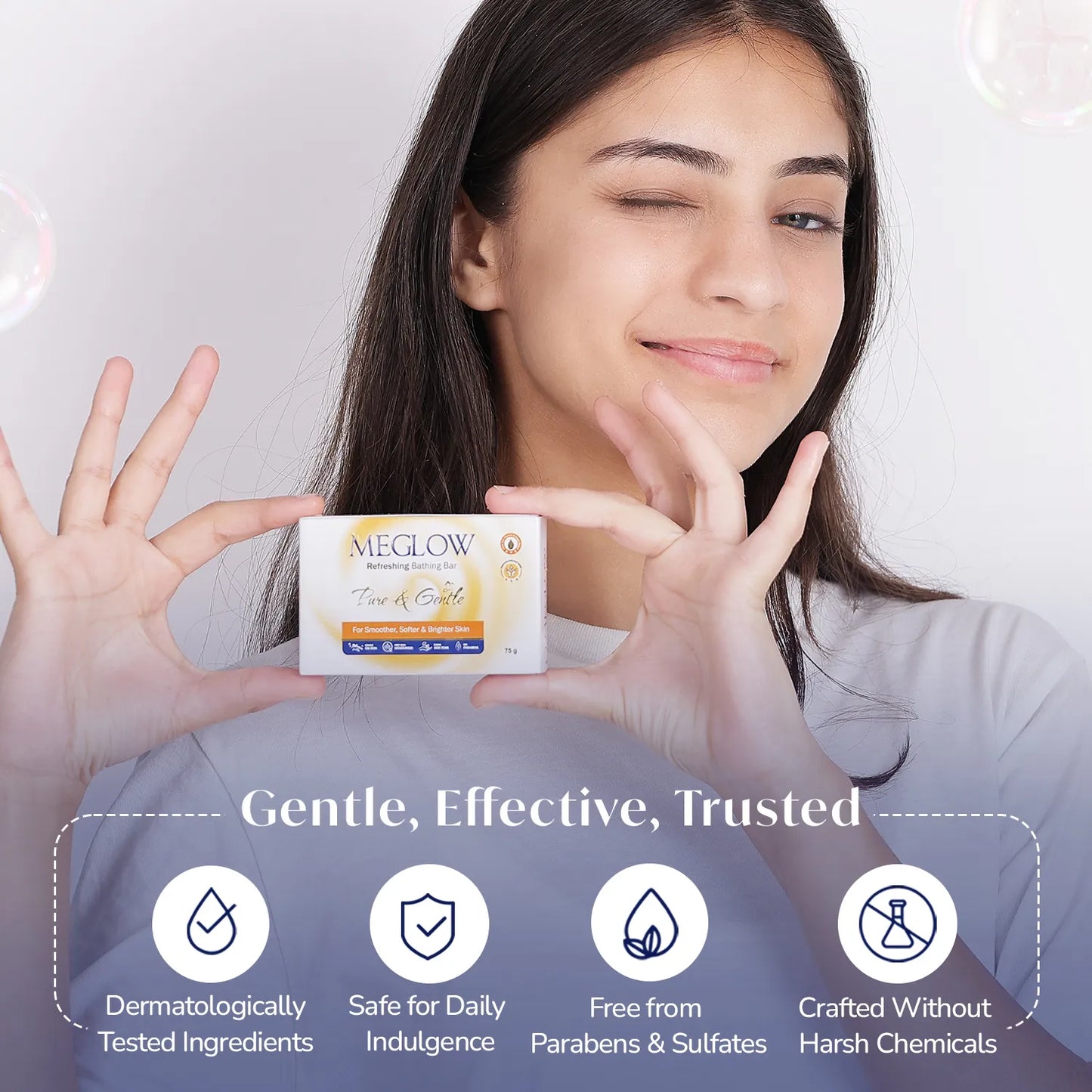 MEGLOW Refreshing Bathing Bar 75 g