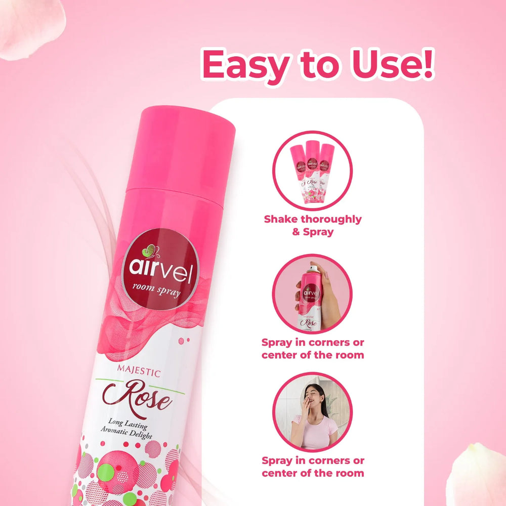 AIRVEL ROOM SPRAY (MAJESTIC ROSE)