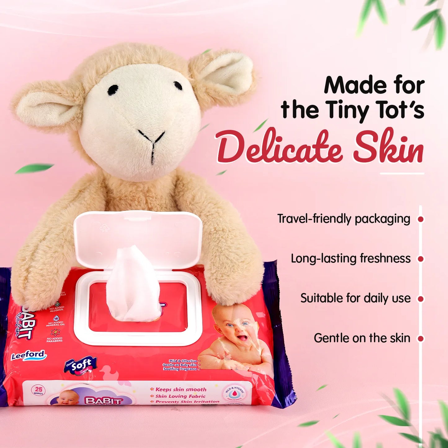BABIT BABY WET WIPES 1 X 25 PCS