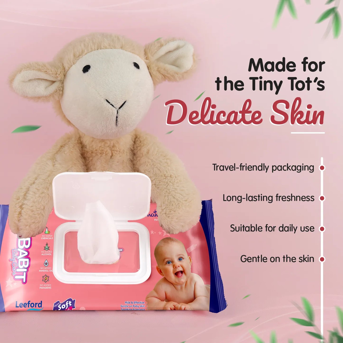 BABIT BABY WET WIPES 1 X 50 PCS