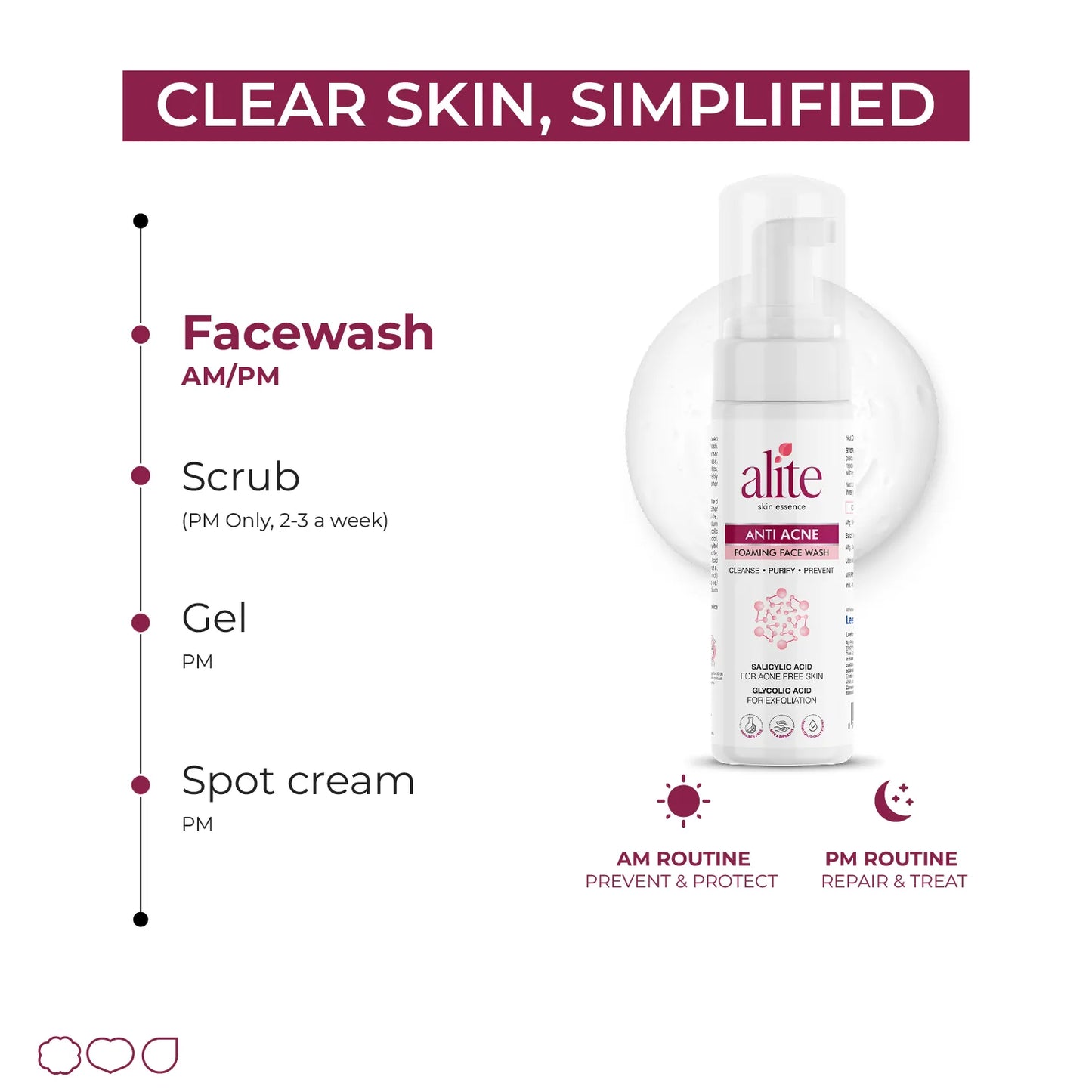 ALITE FOAMING FACE WASH
