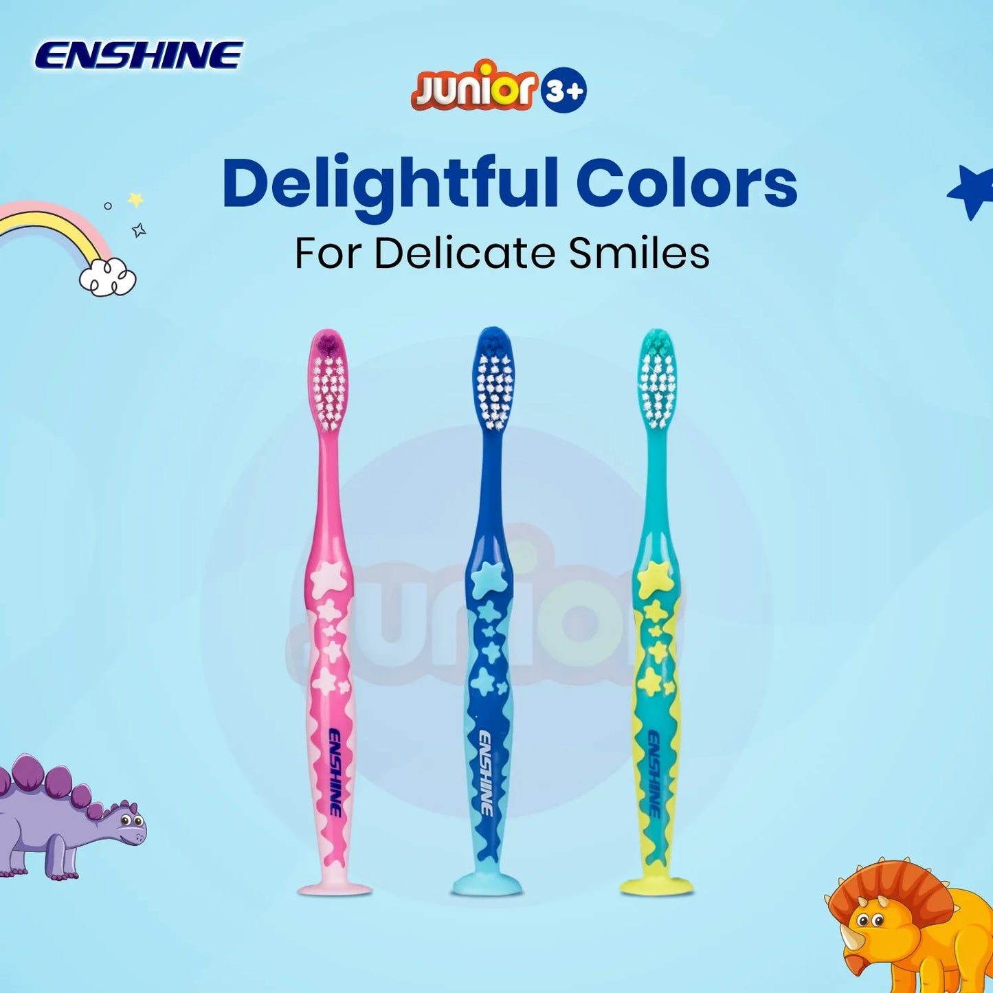 ENSHINE KIDS TOOTHBRUSH (3+YEARS)