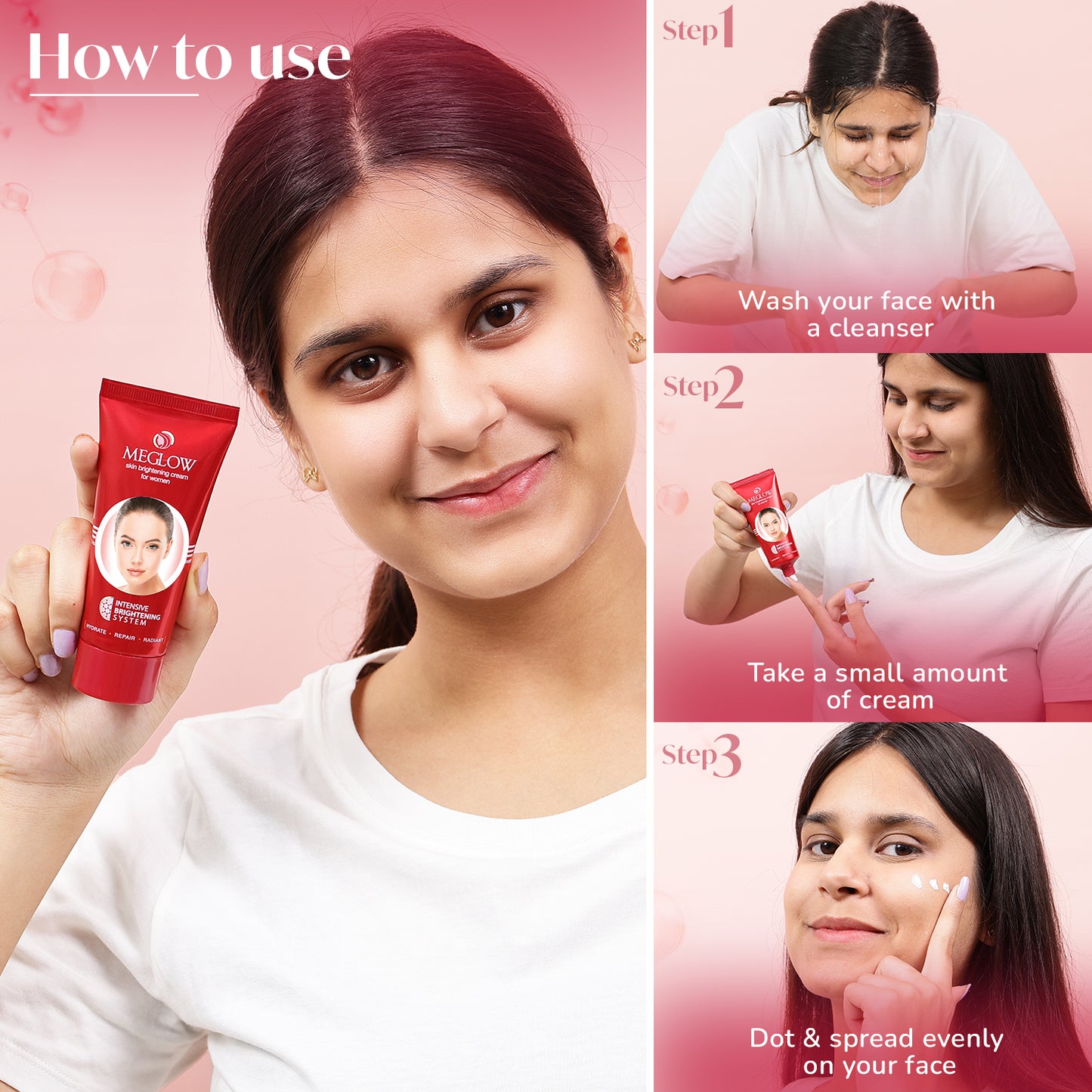 MEGLOW Women Brightening Cream 15 g