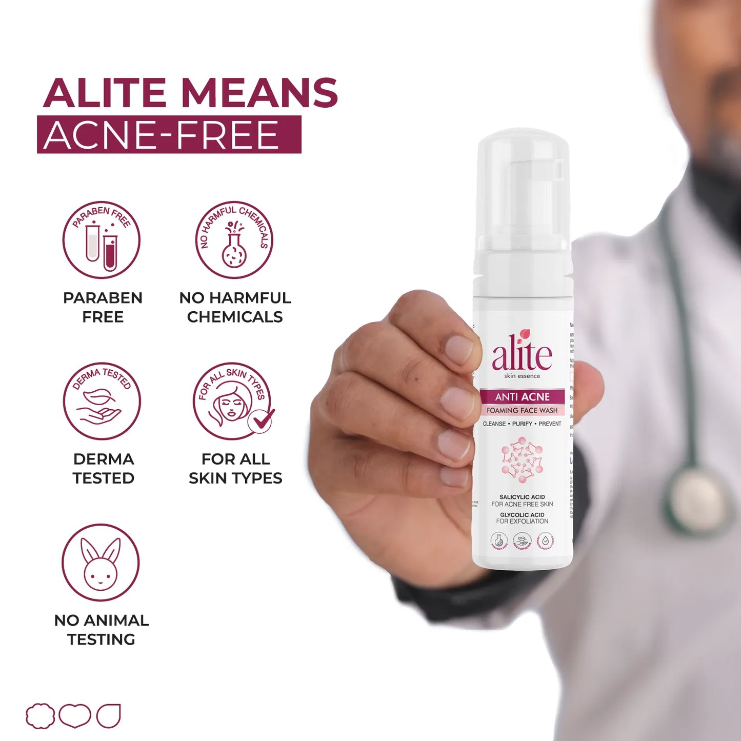 ALITE FOAMING FACE WASH
