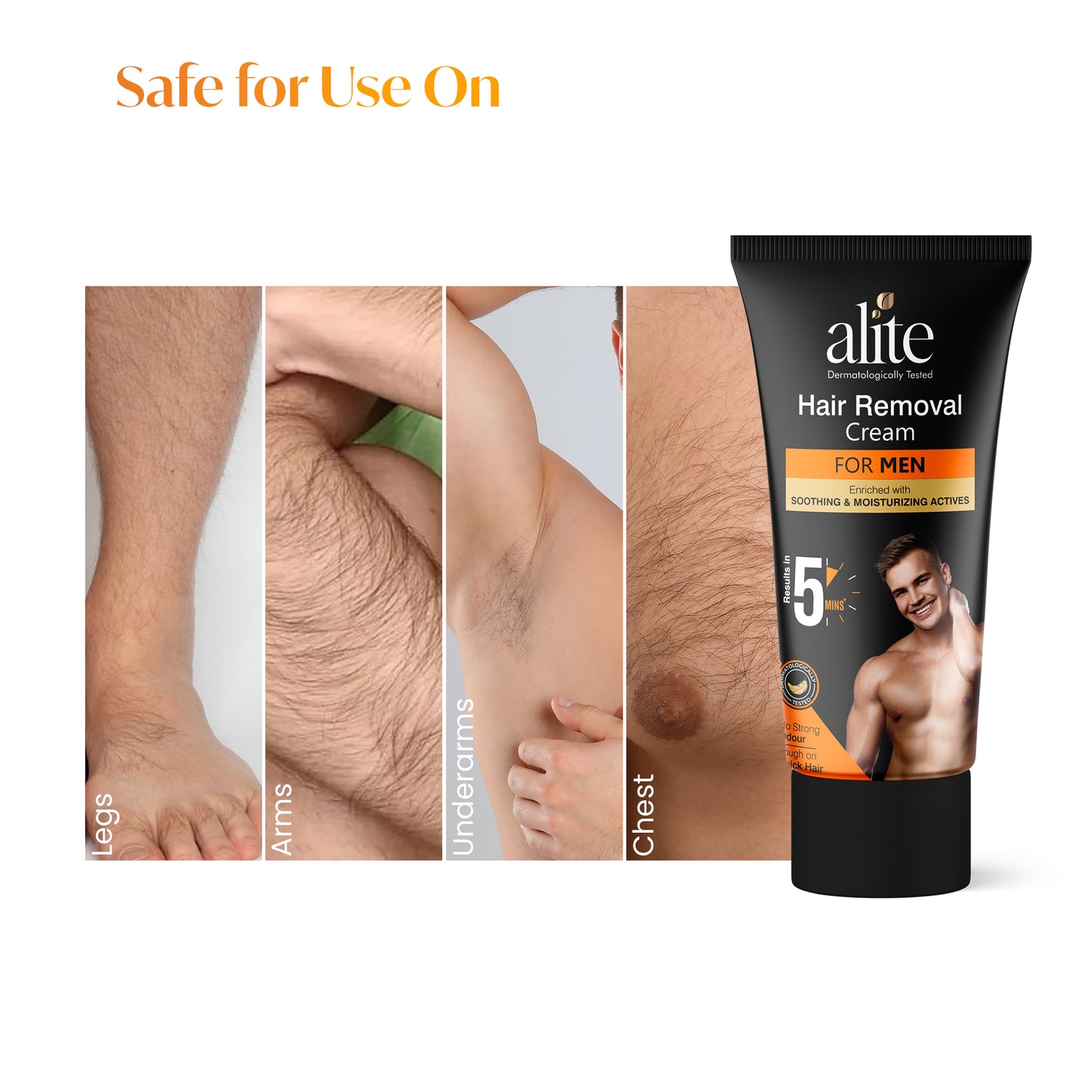 ALITE HAIR REMOVAL CREAM (MEN) (60 GM)