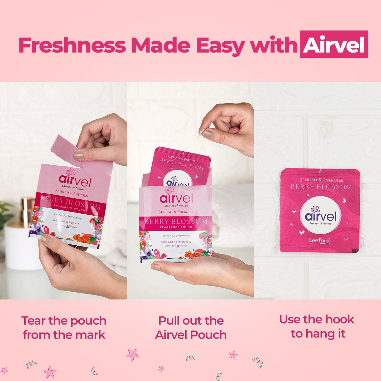 AIRVEL BLOCK 75 g Rose Fragrance