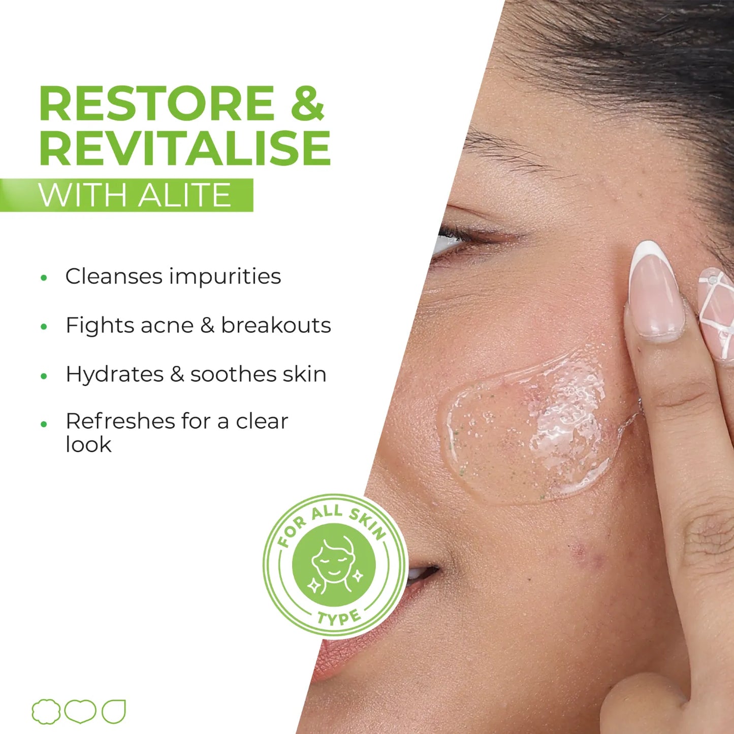 ALITE NEEM & ALOEVERA FACE WASH 100 GM
