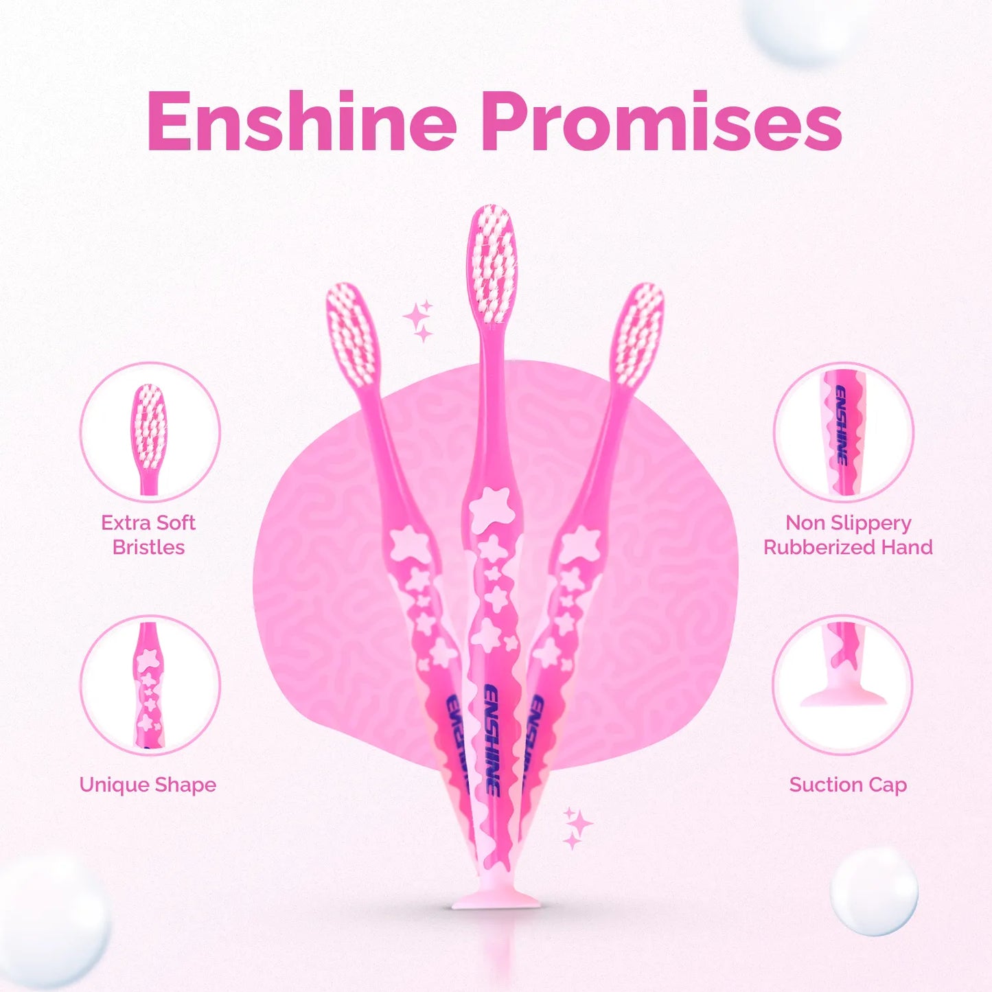 ENSHINE KIDS TOOTH BRUSH (3+) 1 Pc.