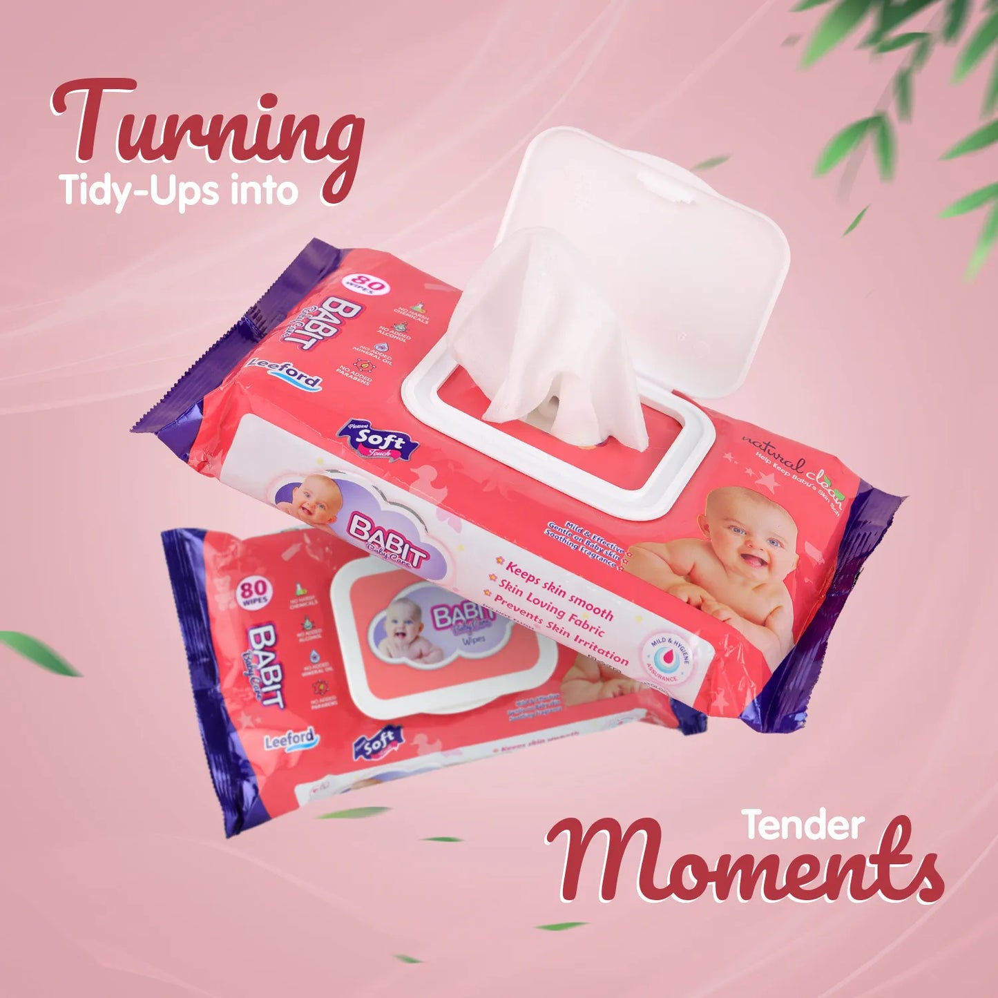 BABIT BABY WET WIPES 1 X 80 PCS
