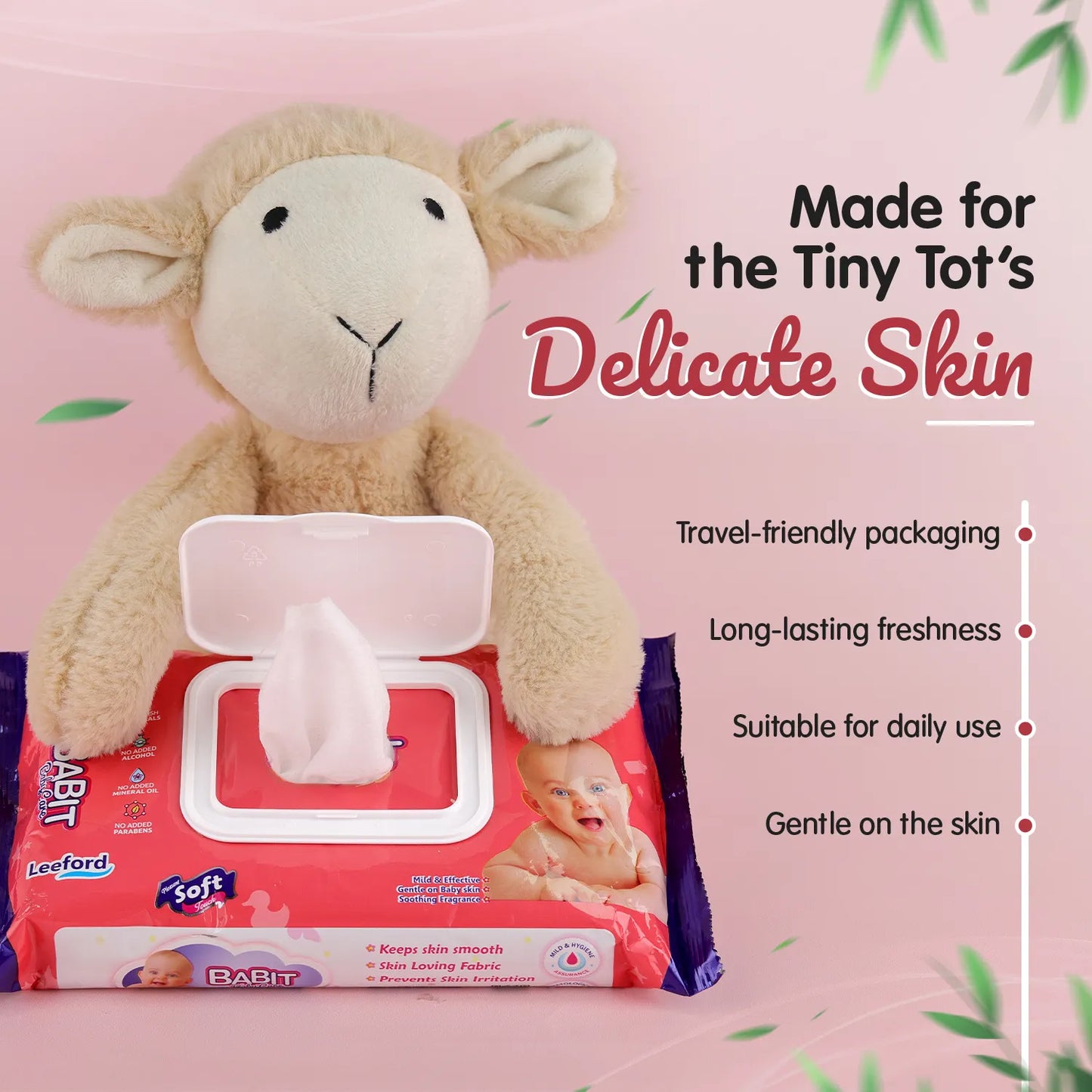 BABIT BABY WET WIPES 1 X 80 PCS