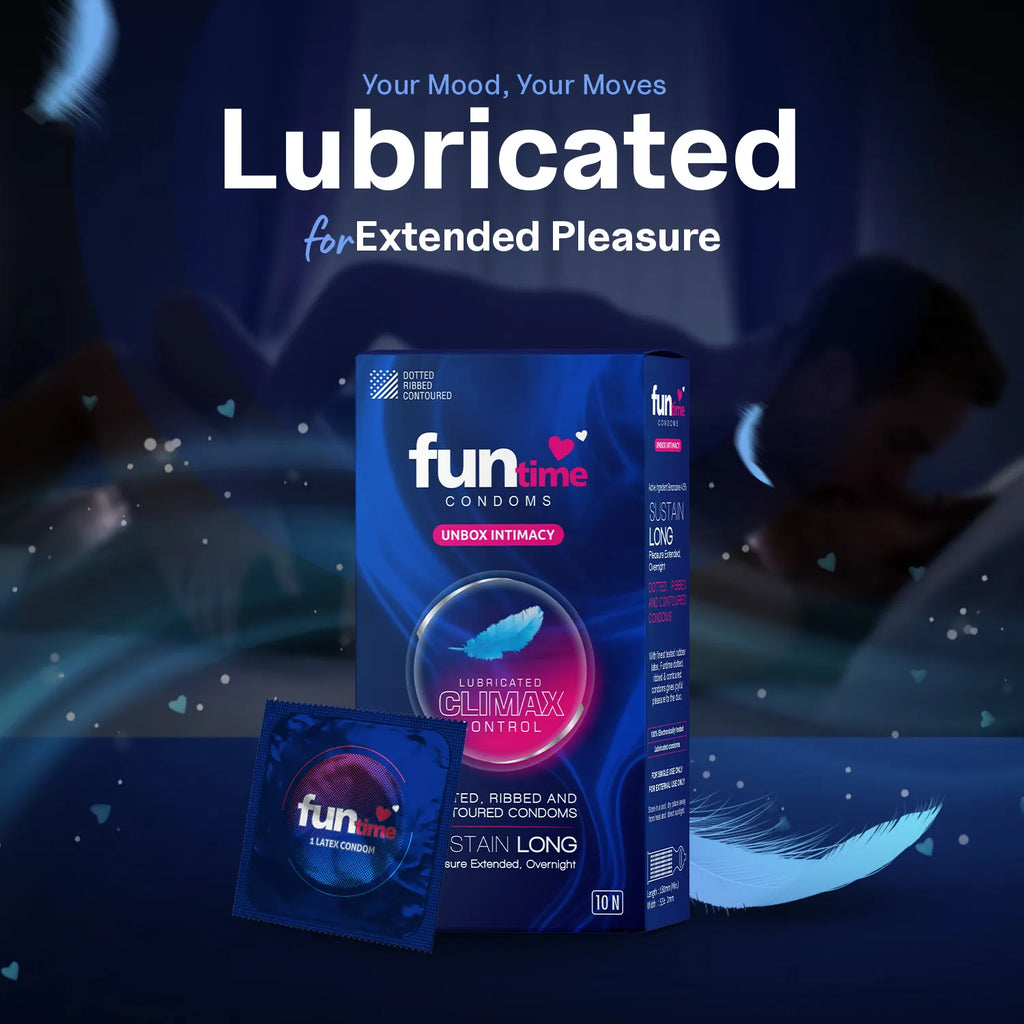 FLAVOURED DOTTED, RIBBED & CONTOURED CONDOMS (SUSTAIN LONG)