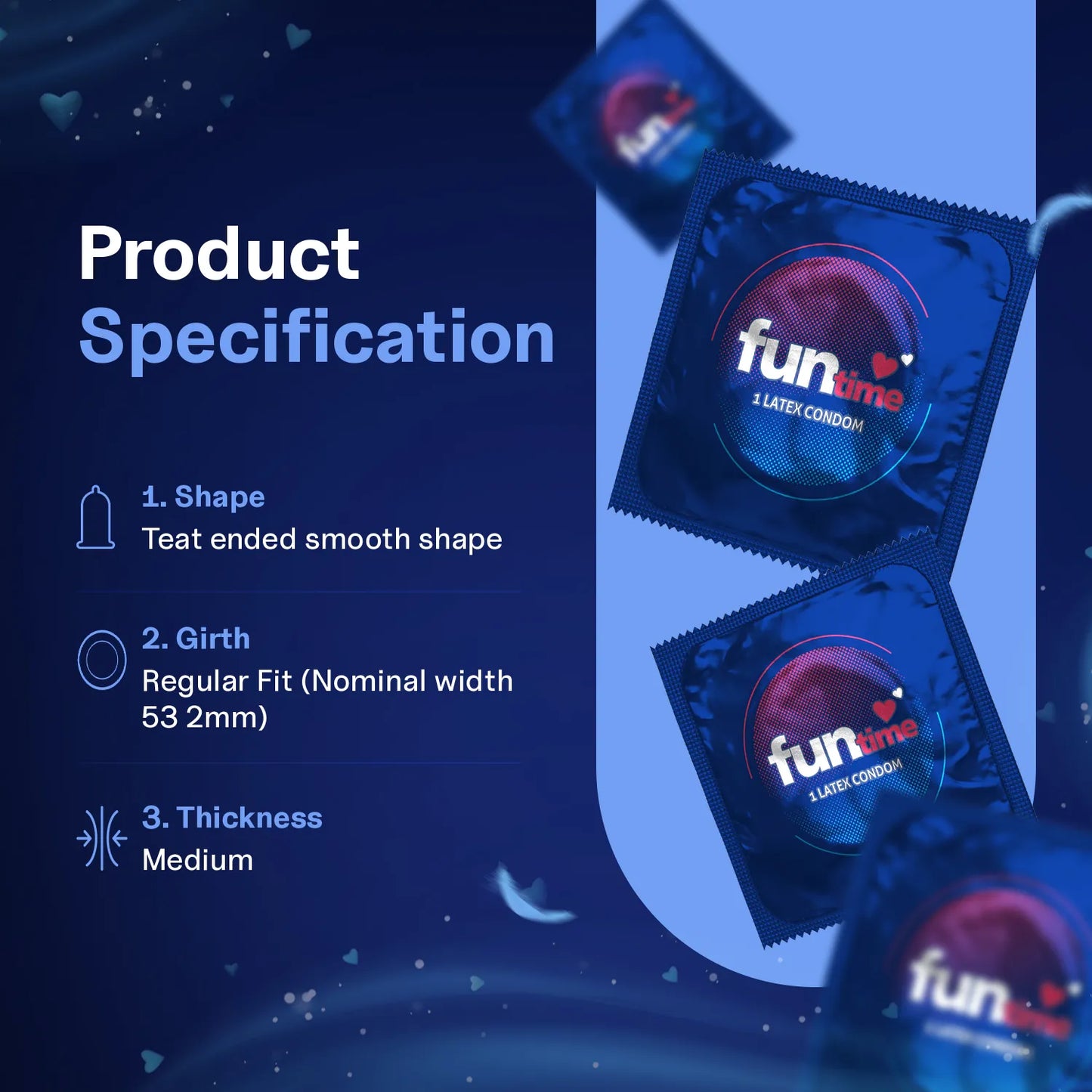 FLAVOURED DOTTED, RIBBED & CONTOURED CONDOMS (SUSTAIN LONG)