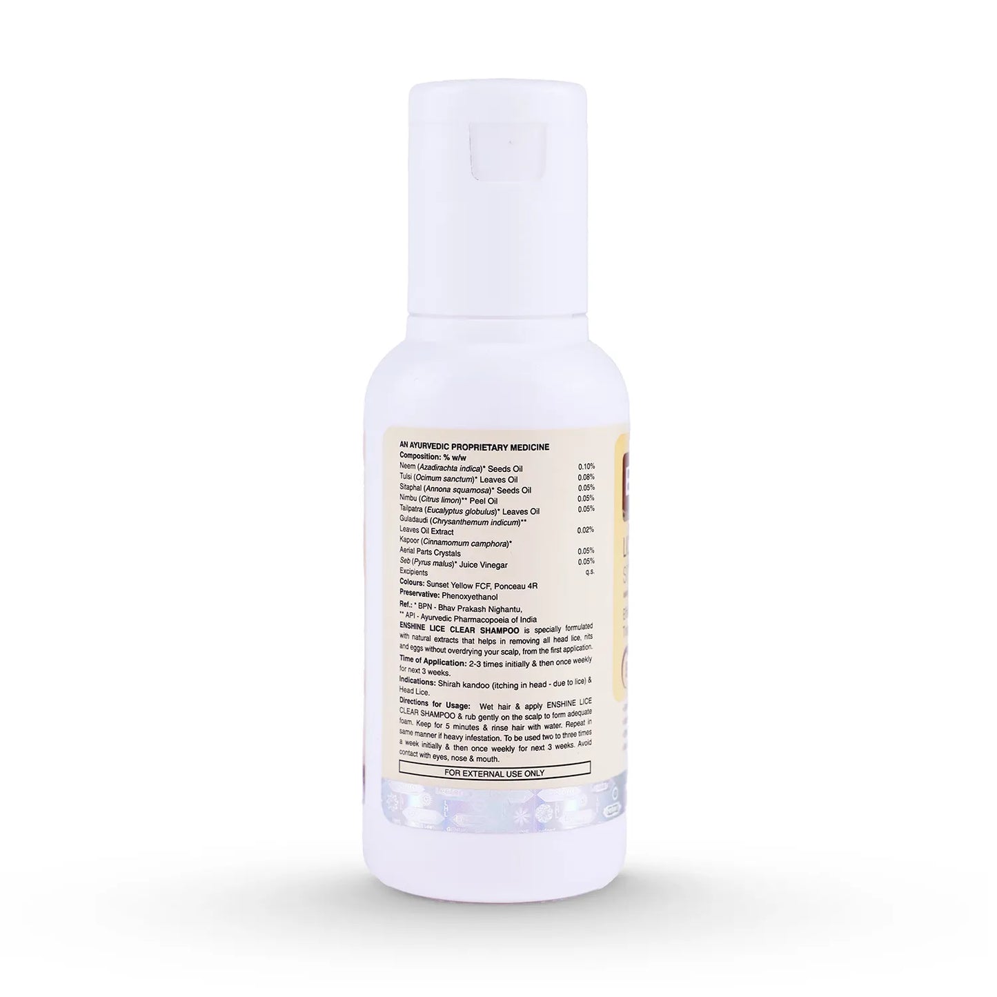 ENSHINE LICE CLEAR SHAMPOO