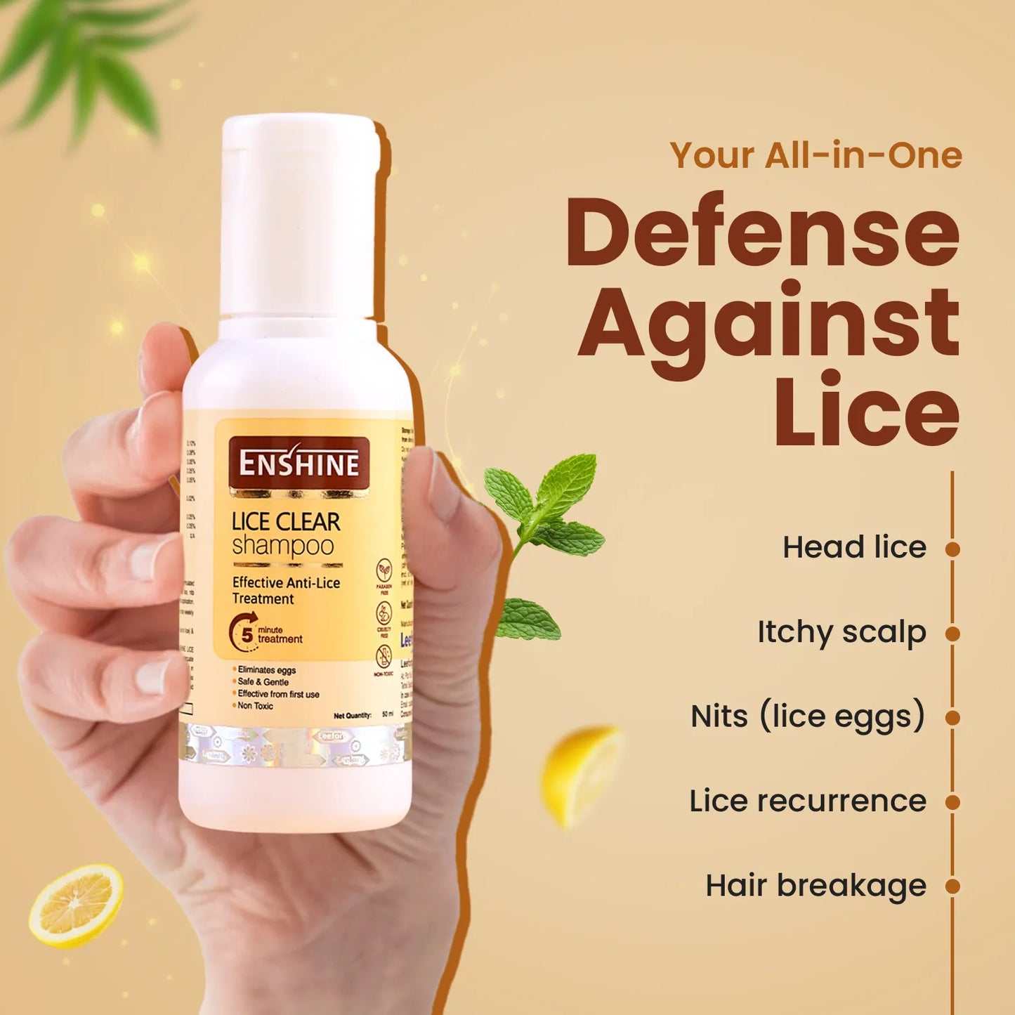 ENSHINE LICE CLEAR SHAMPOO