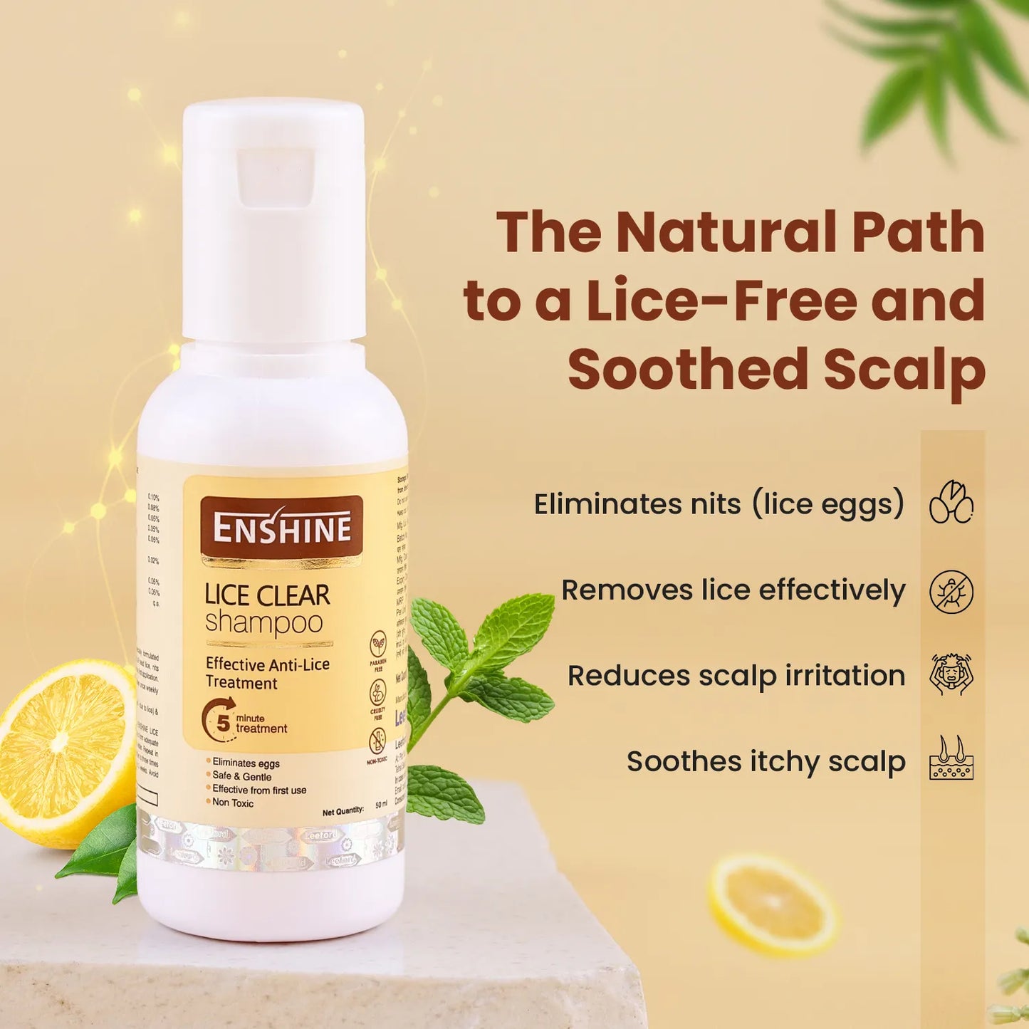 ENSHINE LICE CLEAR SHAMPOO