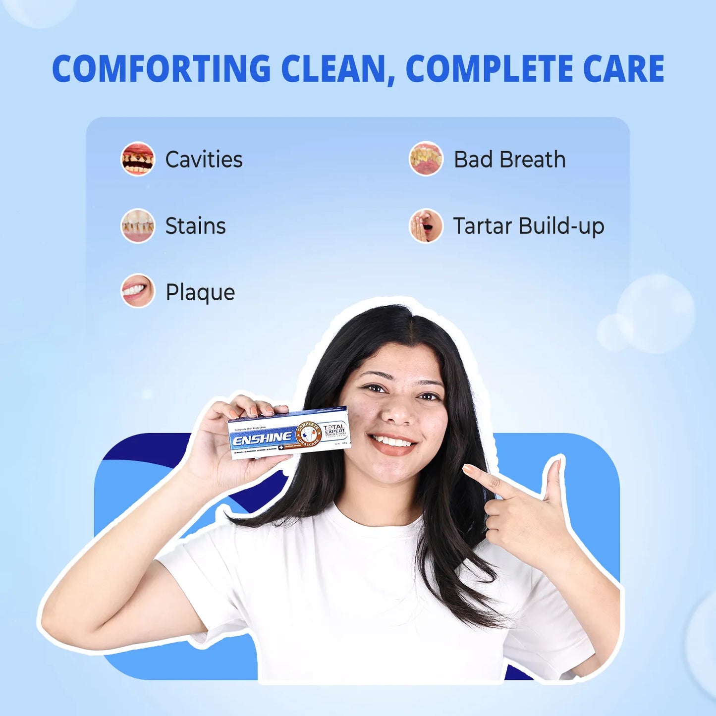 ENSHINE TOTAL EXPERT TOOTHPASTE 100 GM