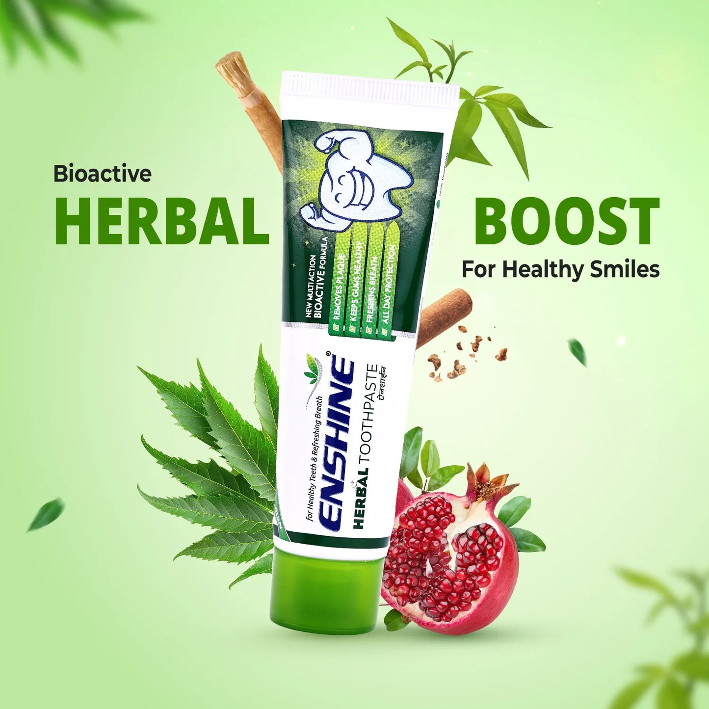 ENSHINE HERBAL TOOTHPASTE 100 GM