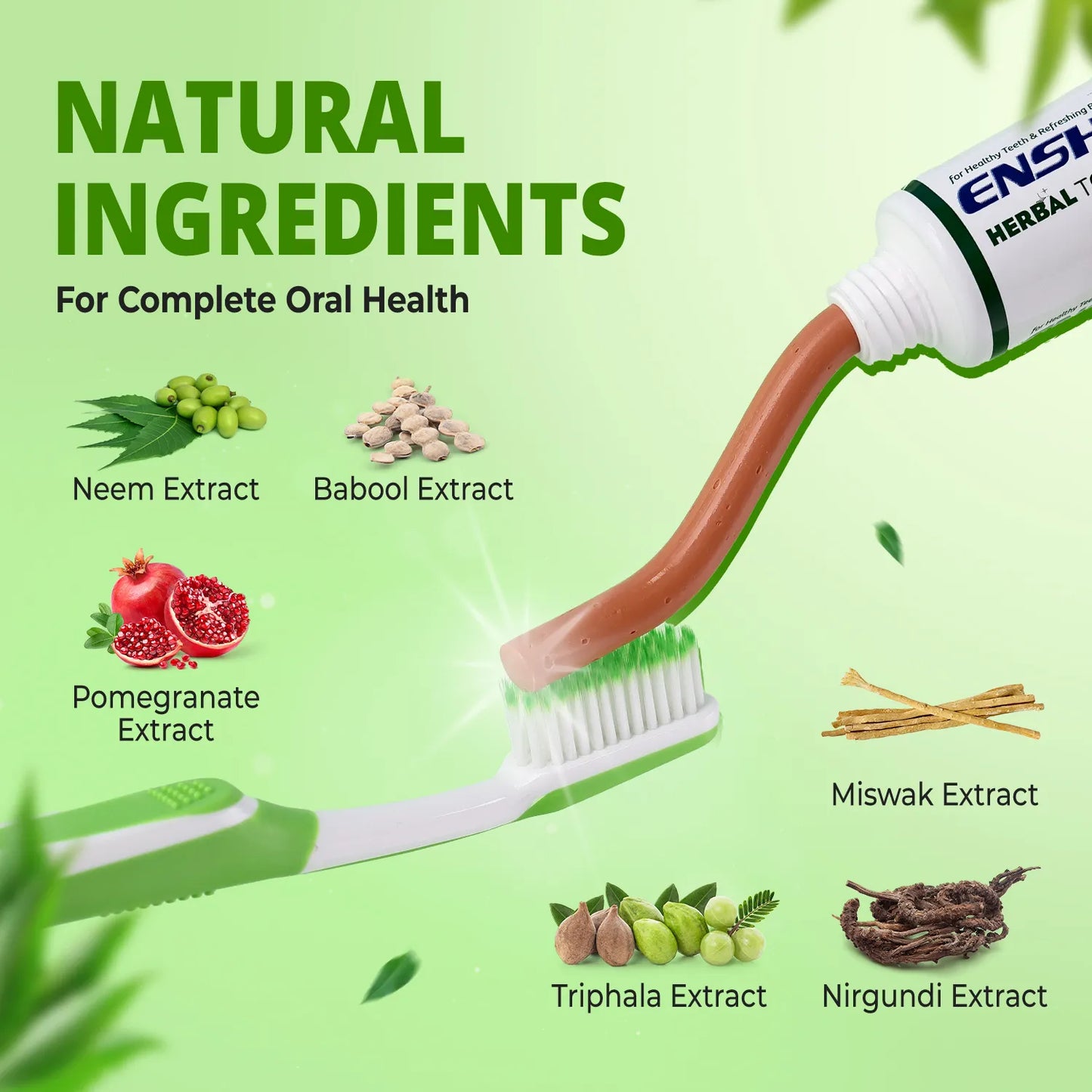 ENSHINE HERBAL TOOTHPASTE 100 GM