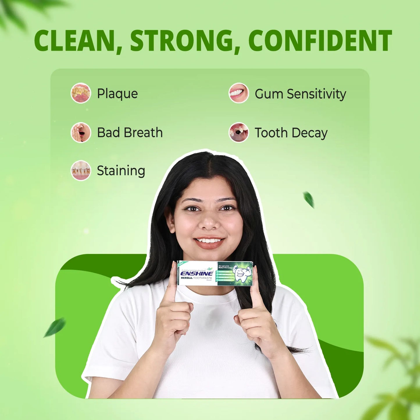 ENSHINE HERBAL TOOTHPASTE 100 GM