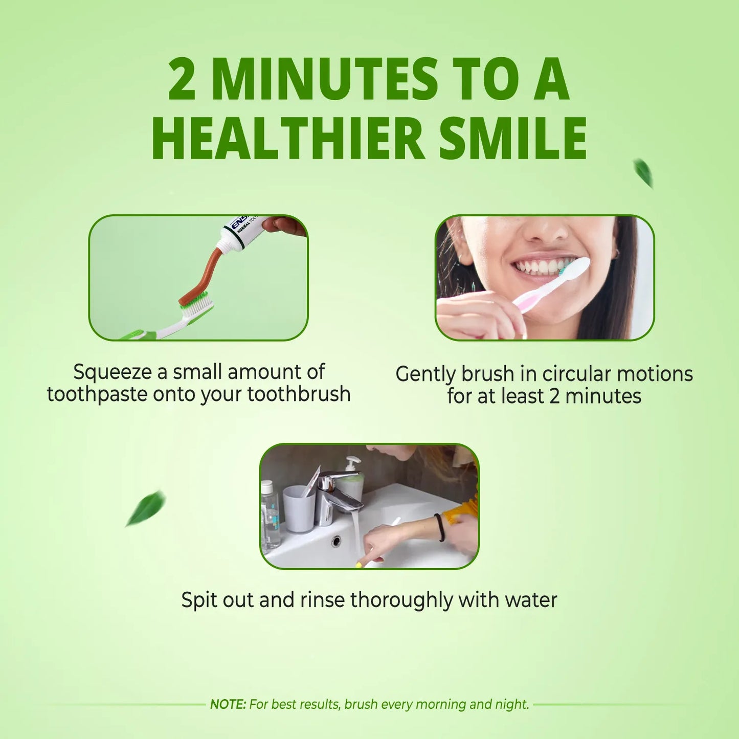 ENSHINE HERBAL TOOTHPASTE 100 GM