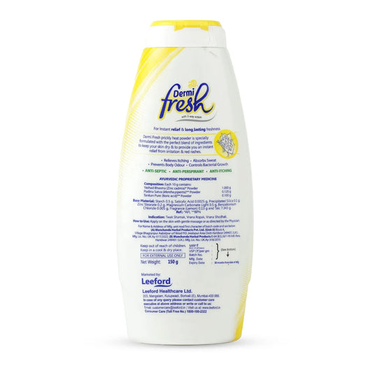 DERMI FRESH POWDER (LEMON) 150 GM