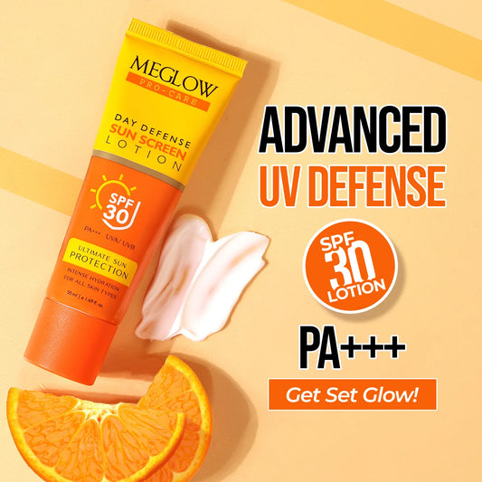 MEGLOW SUNSCREEN LOTION SPF-30 (50 ml)