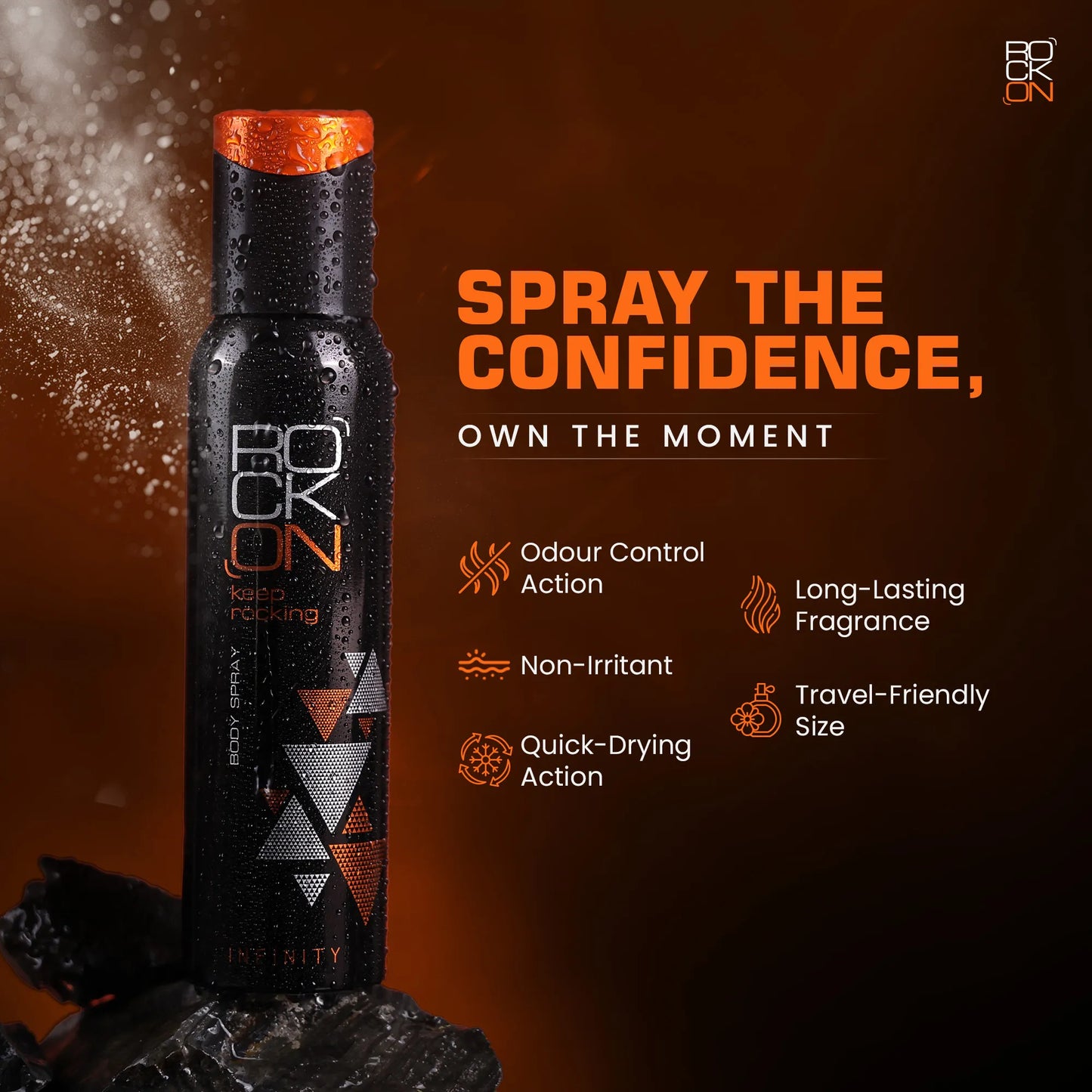 Rock On Infinity Body Spray