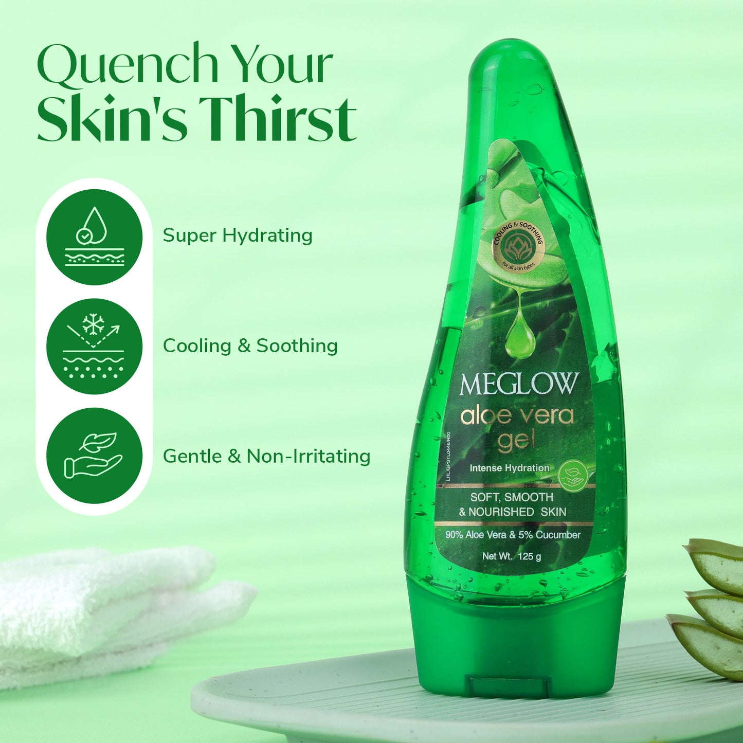 MEGLOW Aloe Vera Gel 125 g