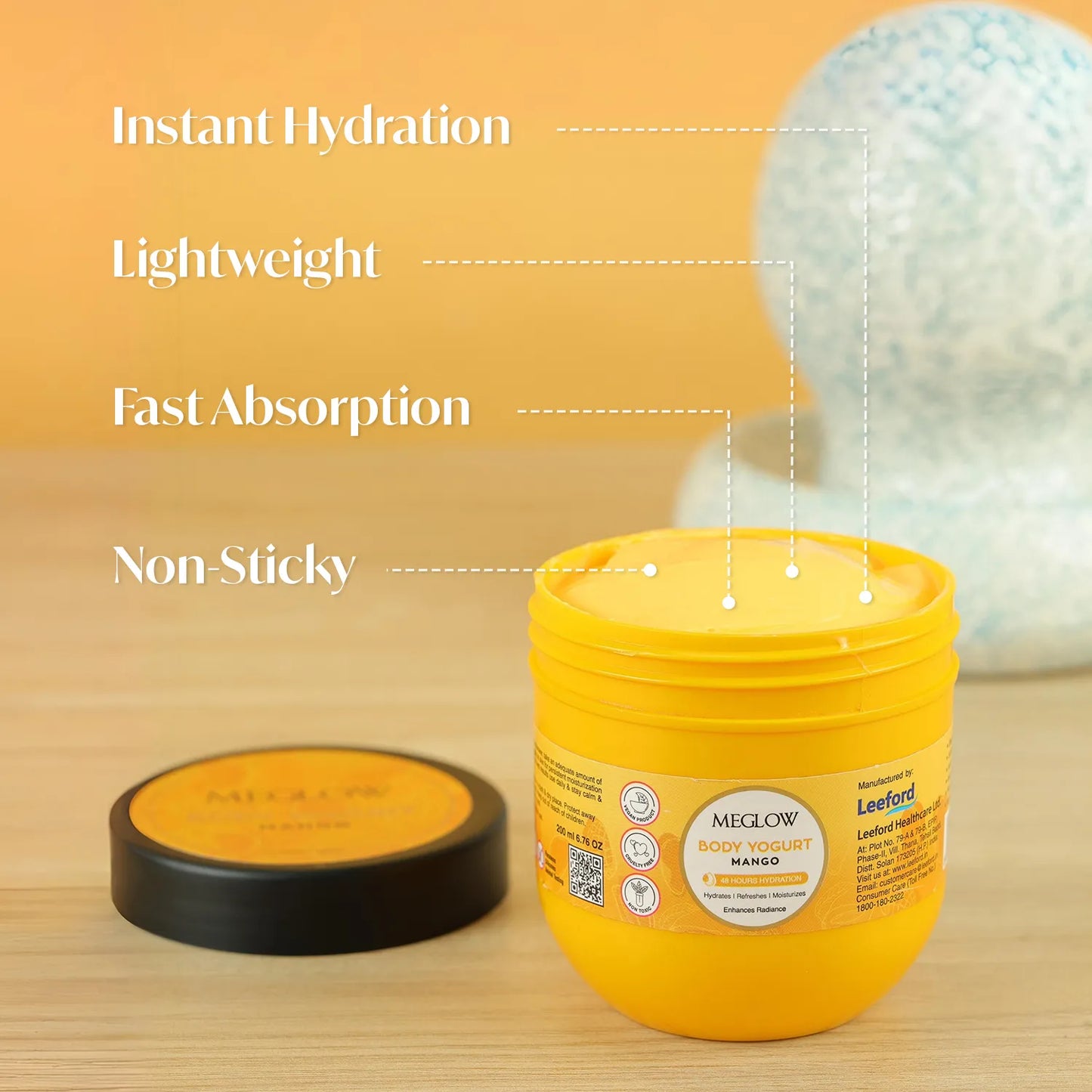 MEGLOW Body Yogurt (Mango) 200 ml