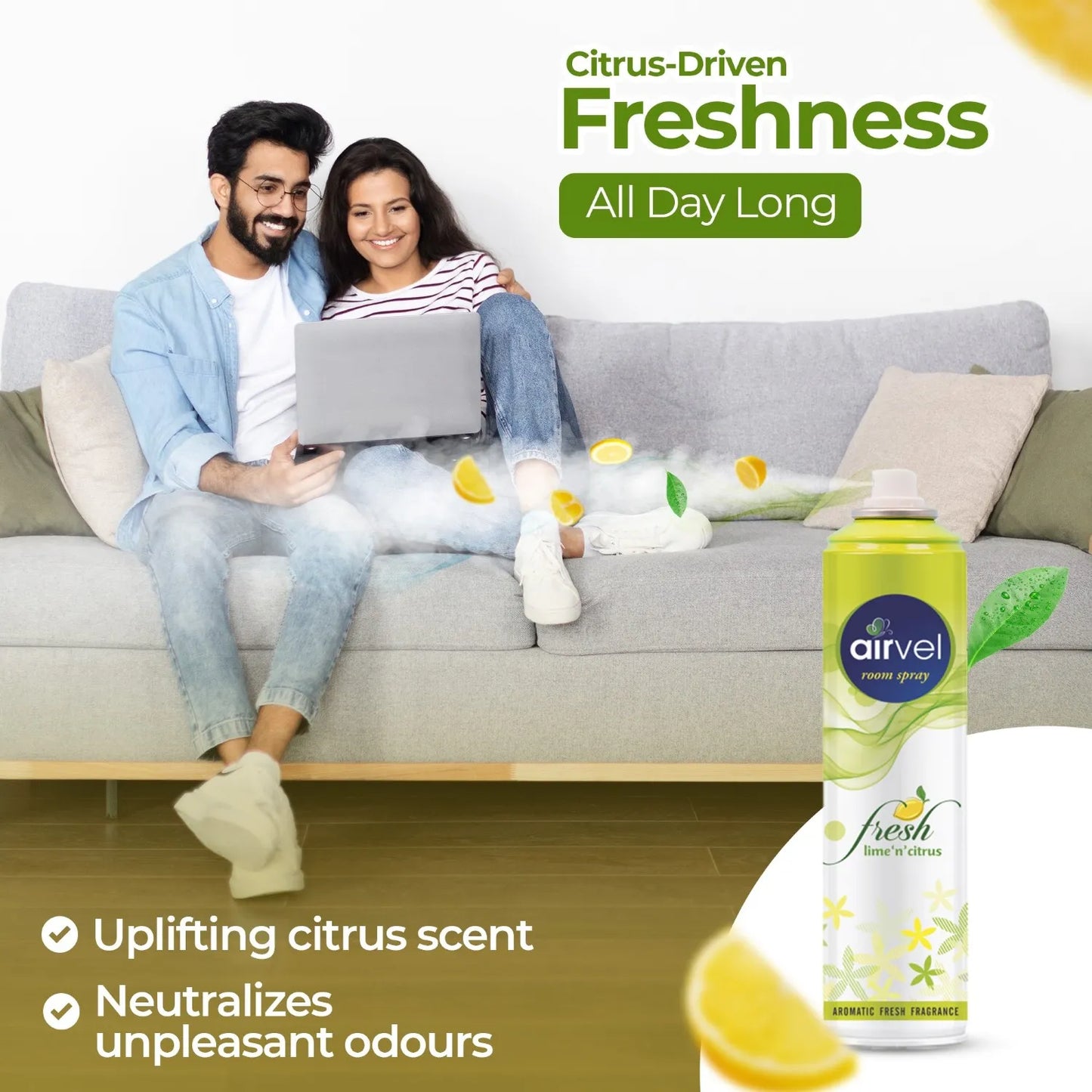 AIRVEL ROOM SPRAY (LEMON)