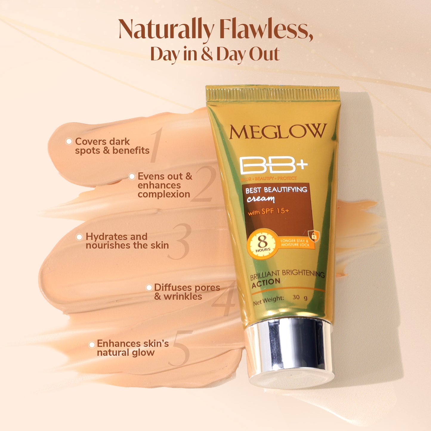 MEGLOW BB+ Cream 30 g