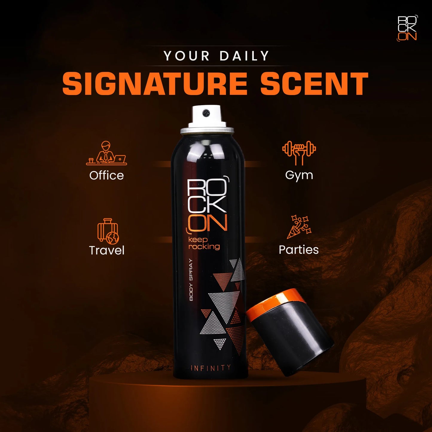 Rock On Infinity Body Spray