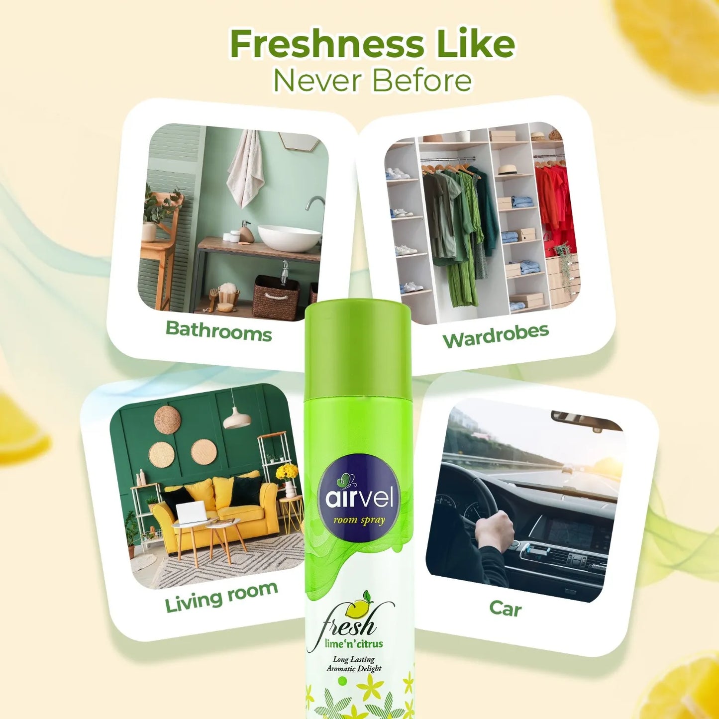 AIRVEL ROOM SPRAY (LEMON)