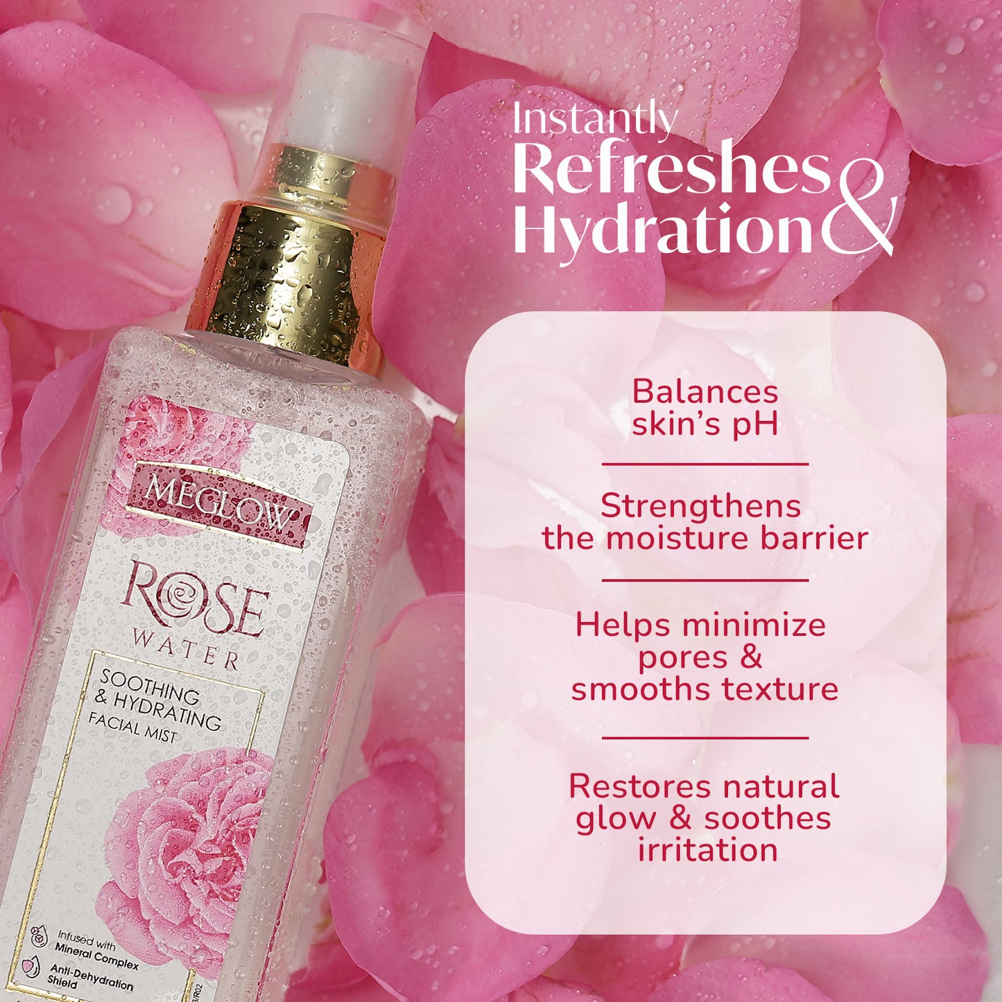 MEGLOW Rose Water 100 ml